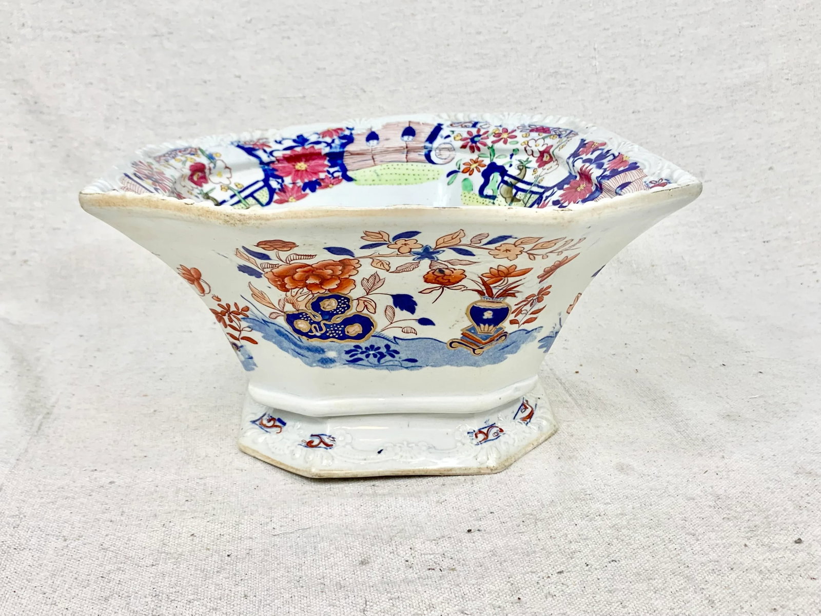 Antique 1810 Ironstone Compote - 9