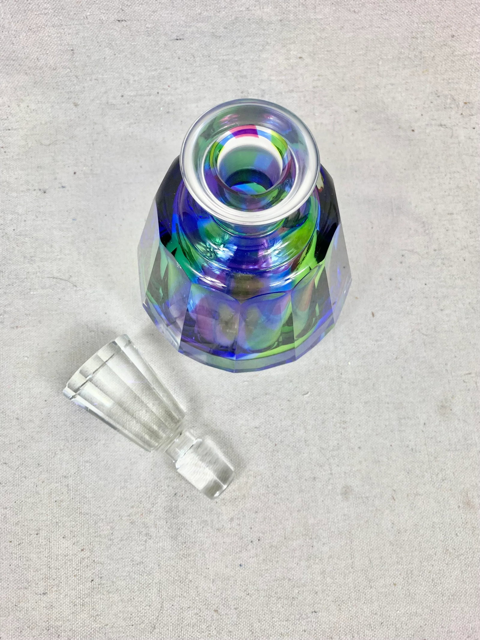 Vintage Multicolor Decanter - 3
