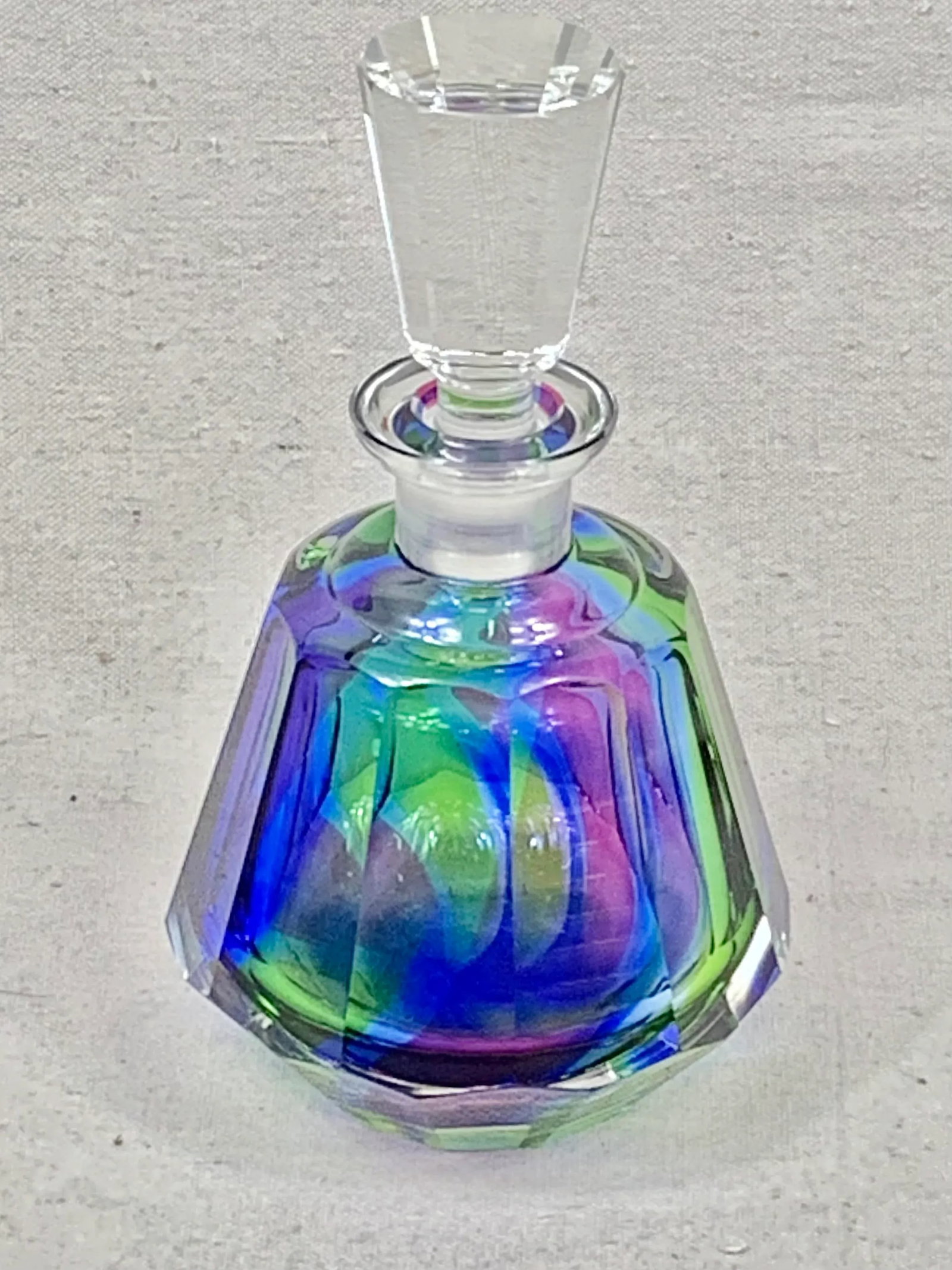 Vintage Multicolor Decanter - 8