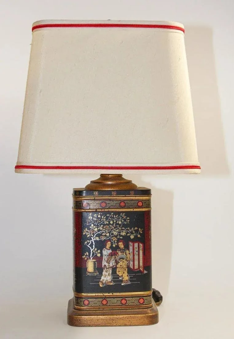 Frederick Cooper Chinoiserie Table Lamps Vintage Circa 1950's - 2