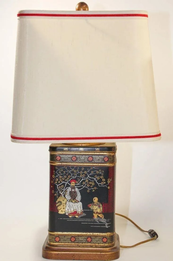 Frederick Cooper Chinoiserie Table Lamps Vintage Circa 1950's - 5