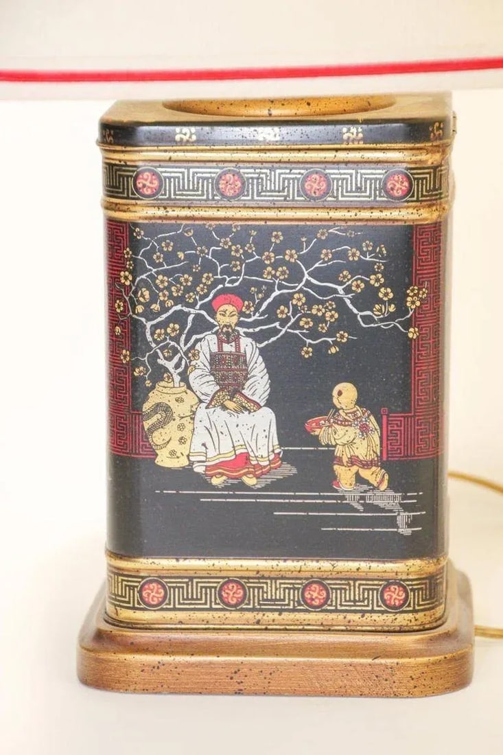Frederick Cooper Chinoiserie Table Lamps Vintage Circa 1950's - 6