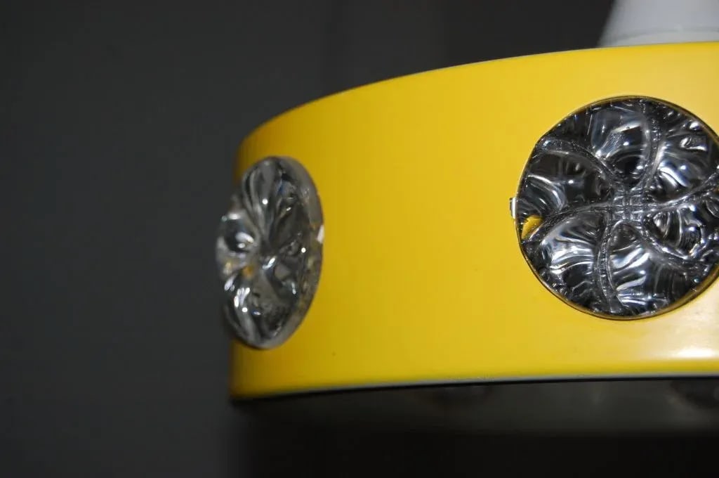 Mid-Century Yellow Swedish Modern Pendant - 4