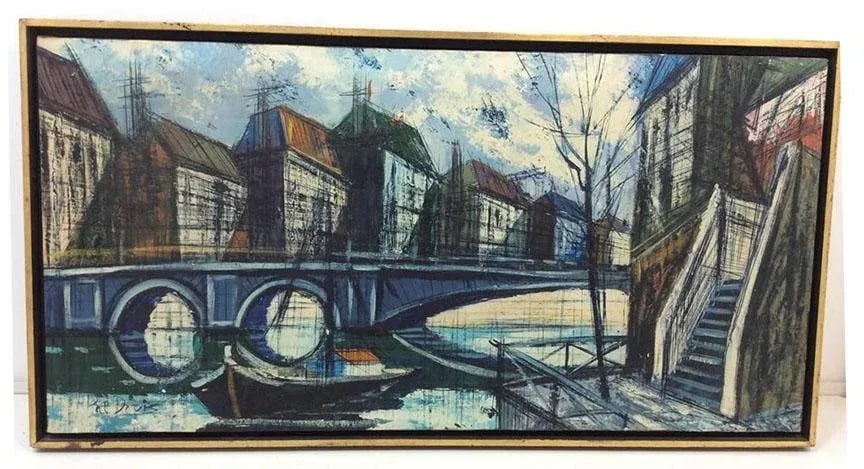 Pat Davis Modernist Landscape Painting - 6
