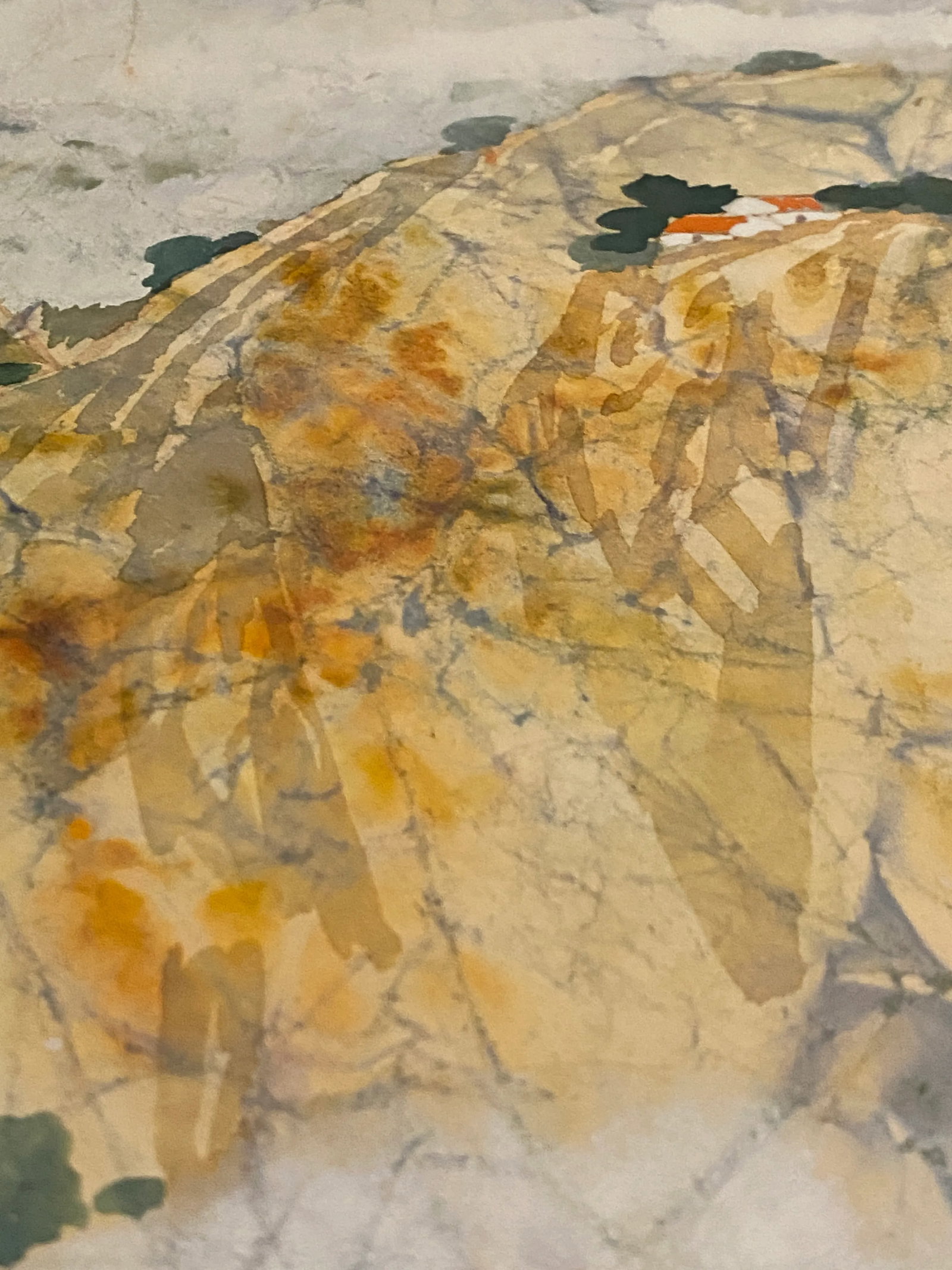 h.y. Peter Hsu Contemporary Chinese Watercolor on Paper Landscape Scene - 8