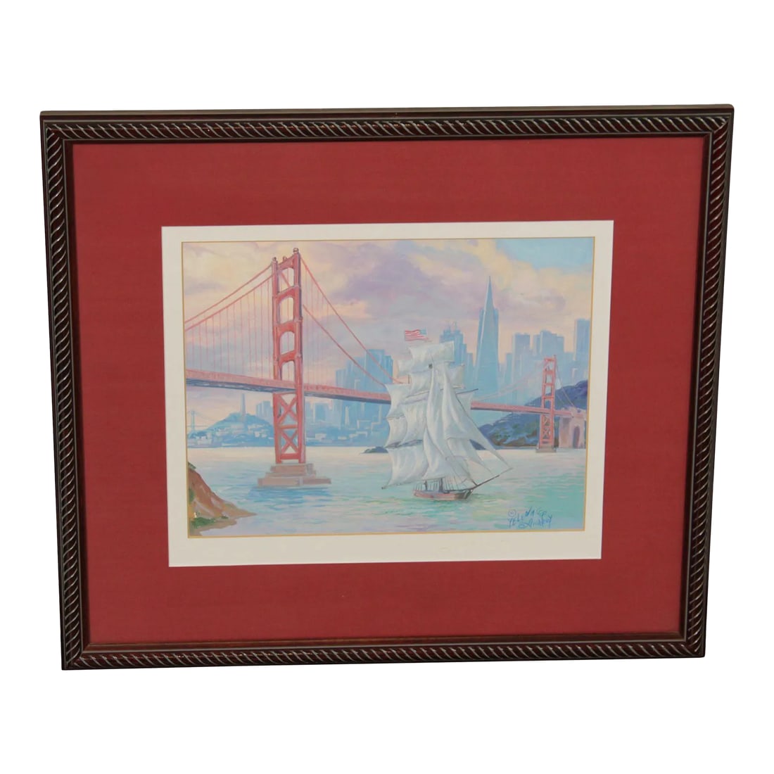 San Francisco Nautical Sail Boat Print by Yelena & Andrey (1 of 12)