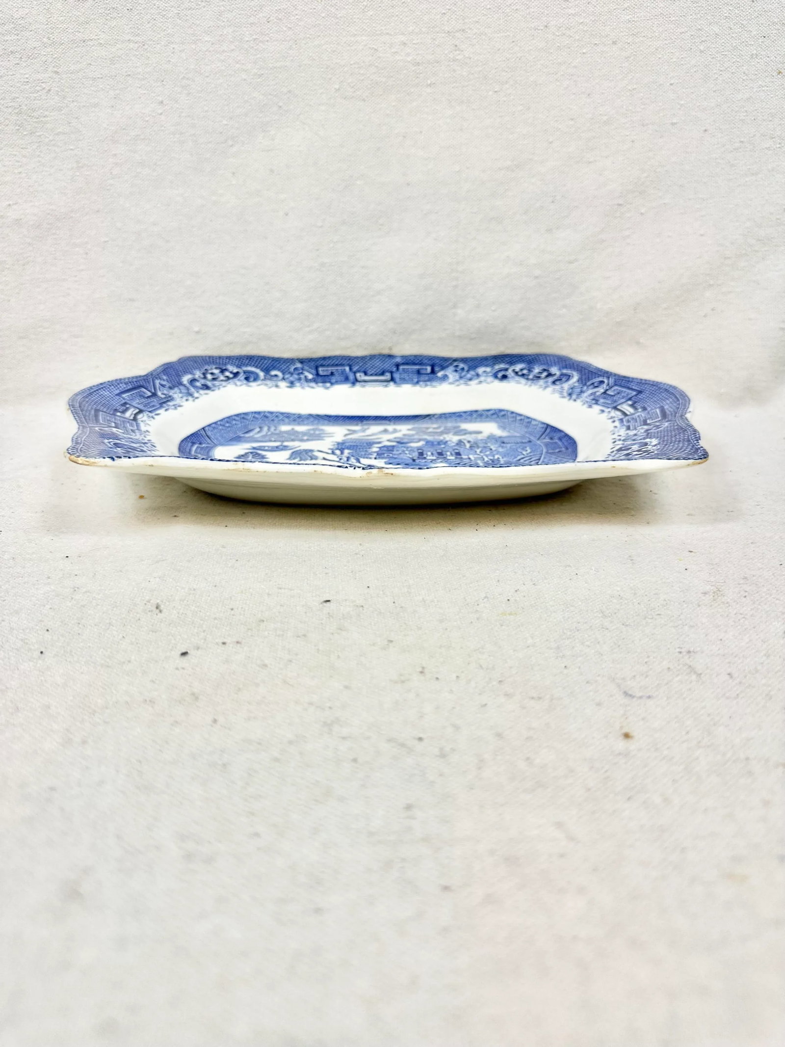 Vintage John Steventon & Sons Blue Willow Serving Platter - 2