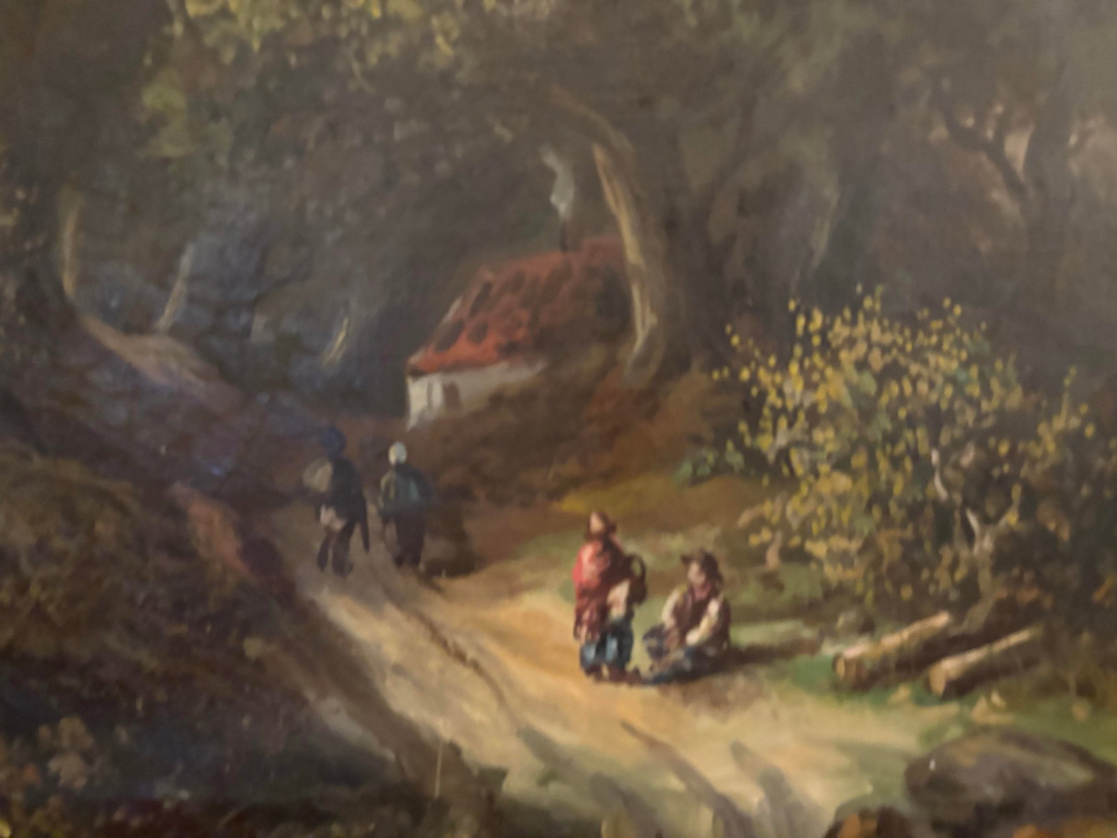 Antique Signed Herman S. Williams Oil Landscape Painting - Ornate Gilt Frame Ks - 3