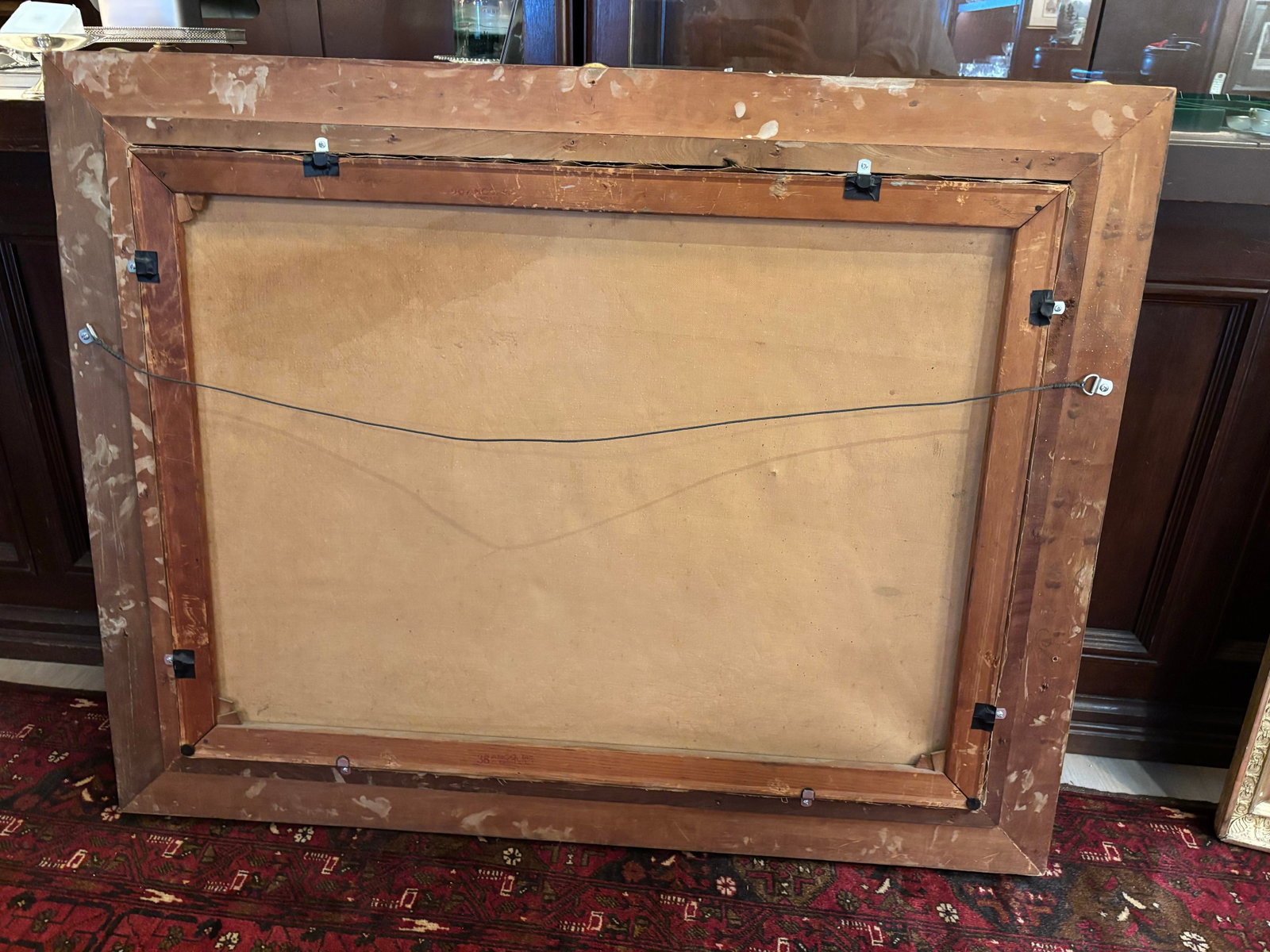 Antique Signed Herman S. Williams Oil Landscape Painting - Ornate Gilt Frame Ks - 8