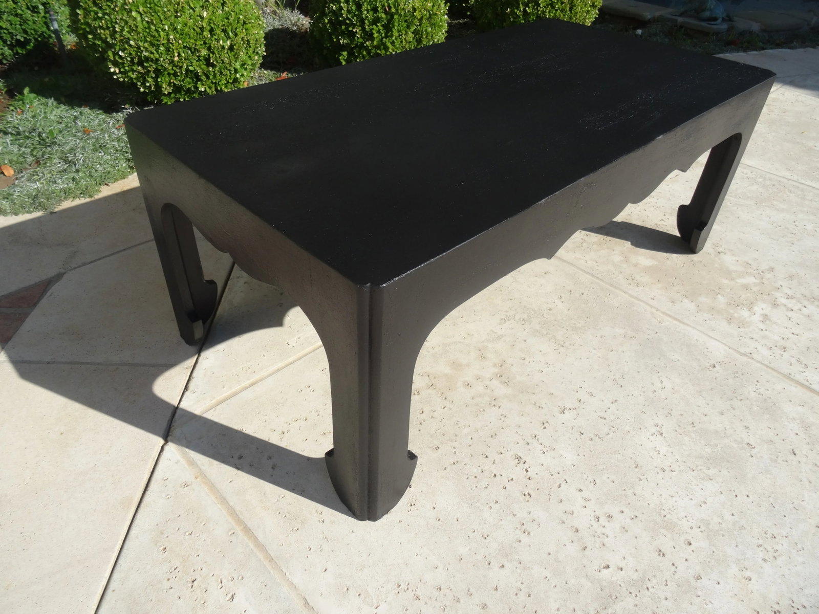 Modern Crackle Finish Coffee Table - 10
