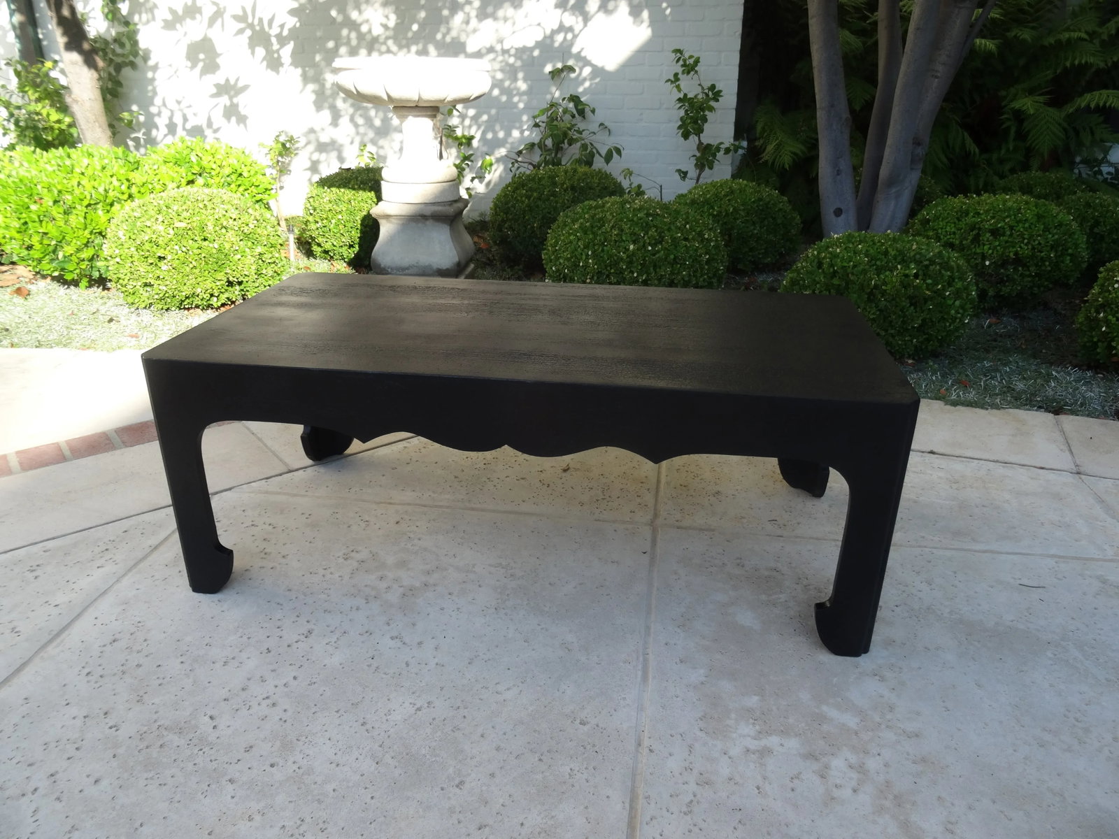 Modern Crackle Finish Coffee Table - 4