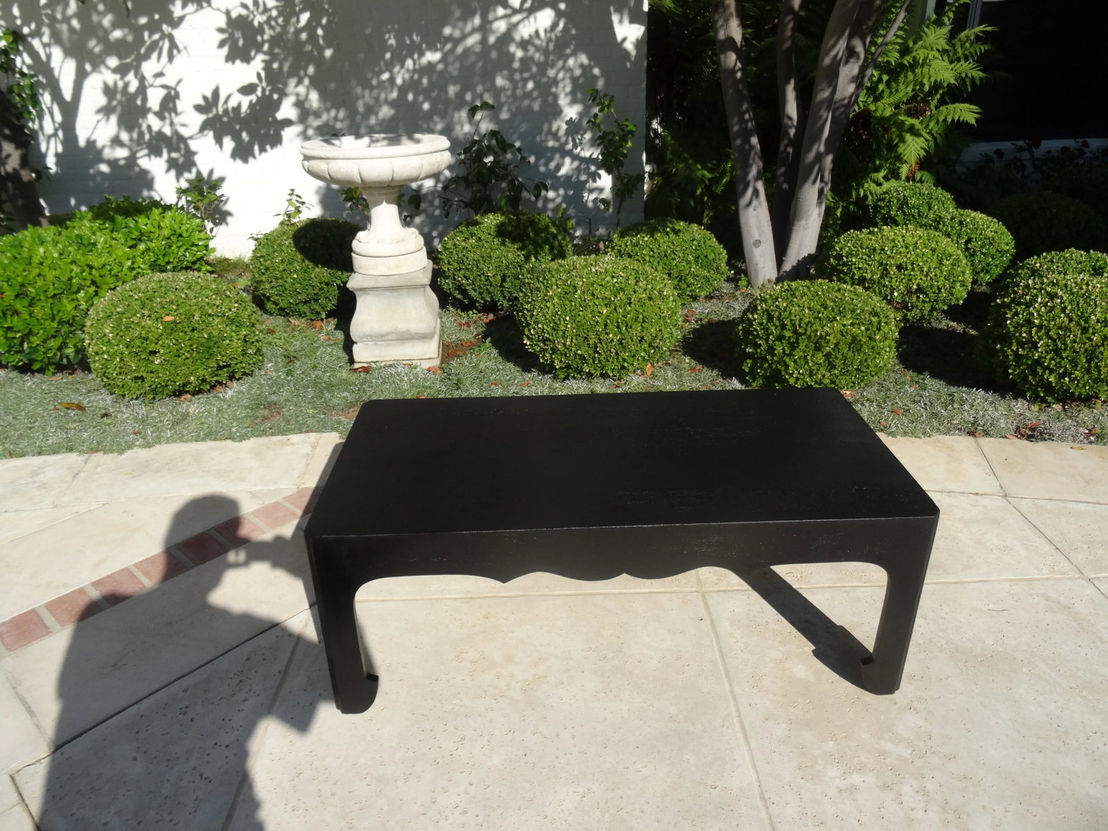 Modern Crackle Finish Coffee Table - 6