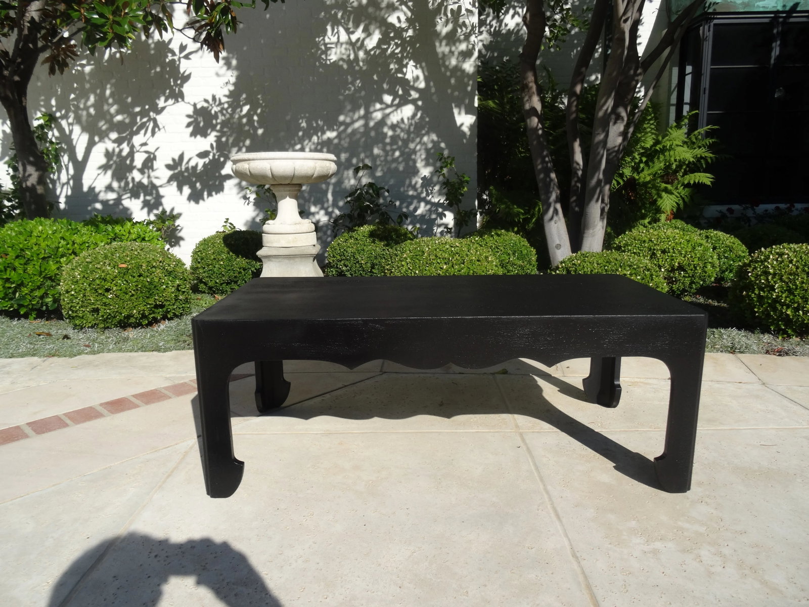 Modern Crackle Finish Coffee Table - 8
