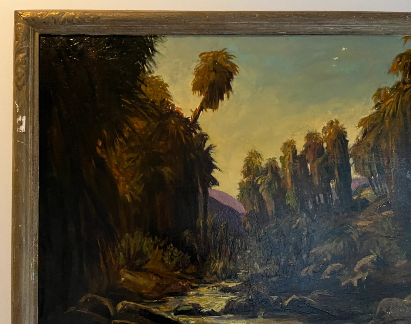 James Arthur Merriam (American 1880 - 1951) Large Palm Springs, California Tropical Landscape Mural - 7