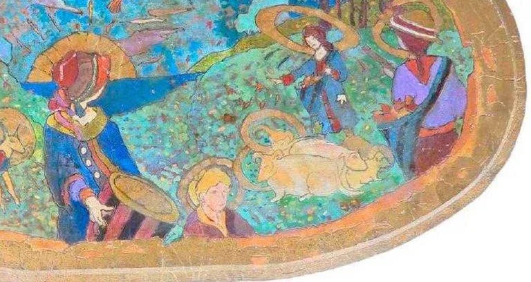Late 20th Century Jane Gilday Masterwork, "Harvest Pastoral" - 3