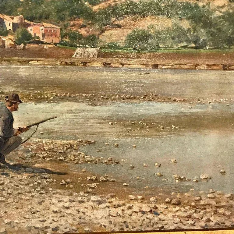 19th Century Spanish Sporting Painting by E.Gioquinto, 1892 - 5