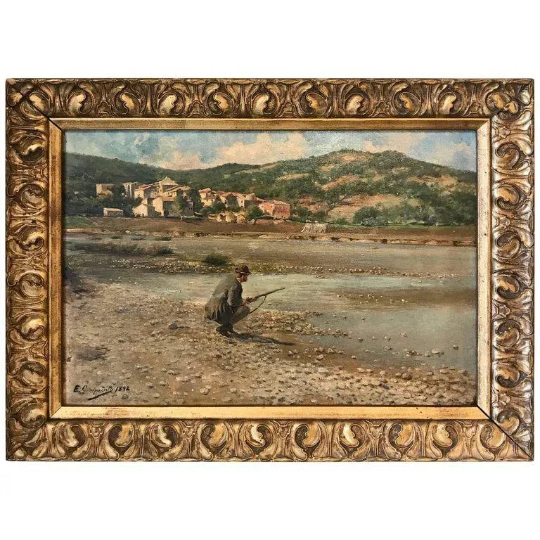 19th Century Spanish Sporting Painting by E.Gioquinto, 1892 - 7