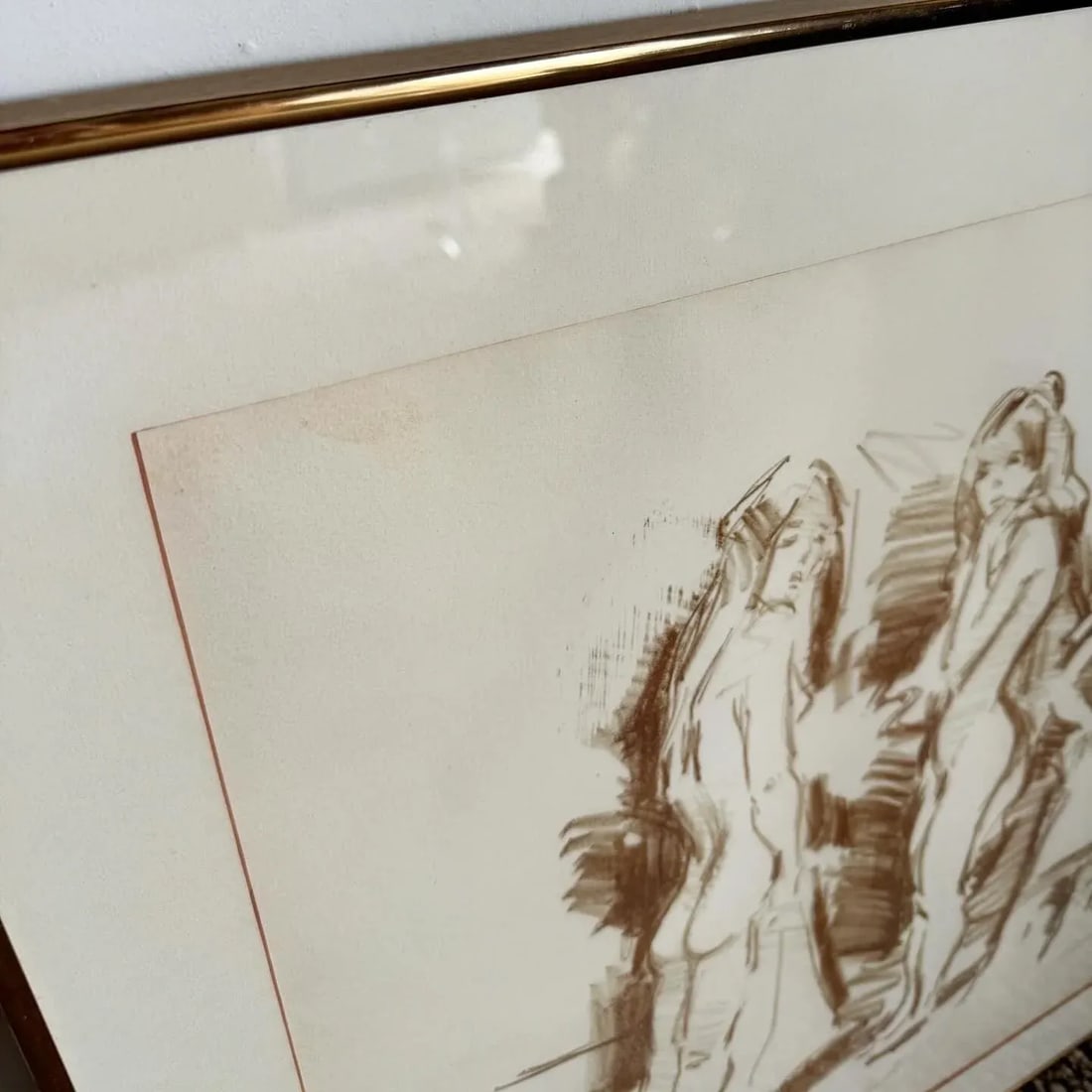 Signed and Numbered Lithograph "Bathers" by Jan De Ruth - 5