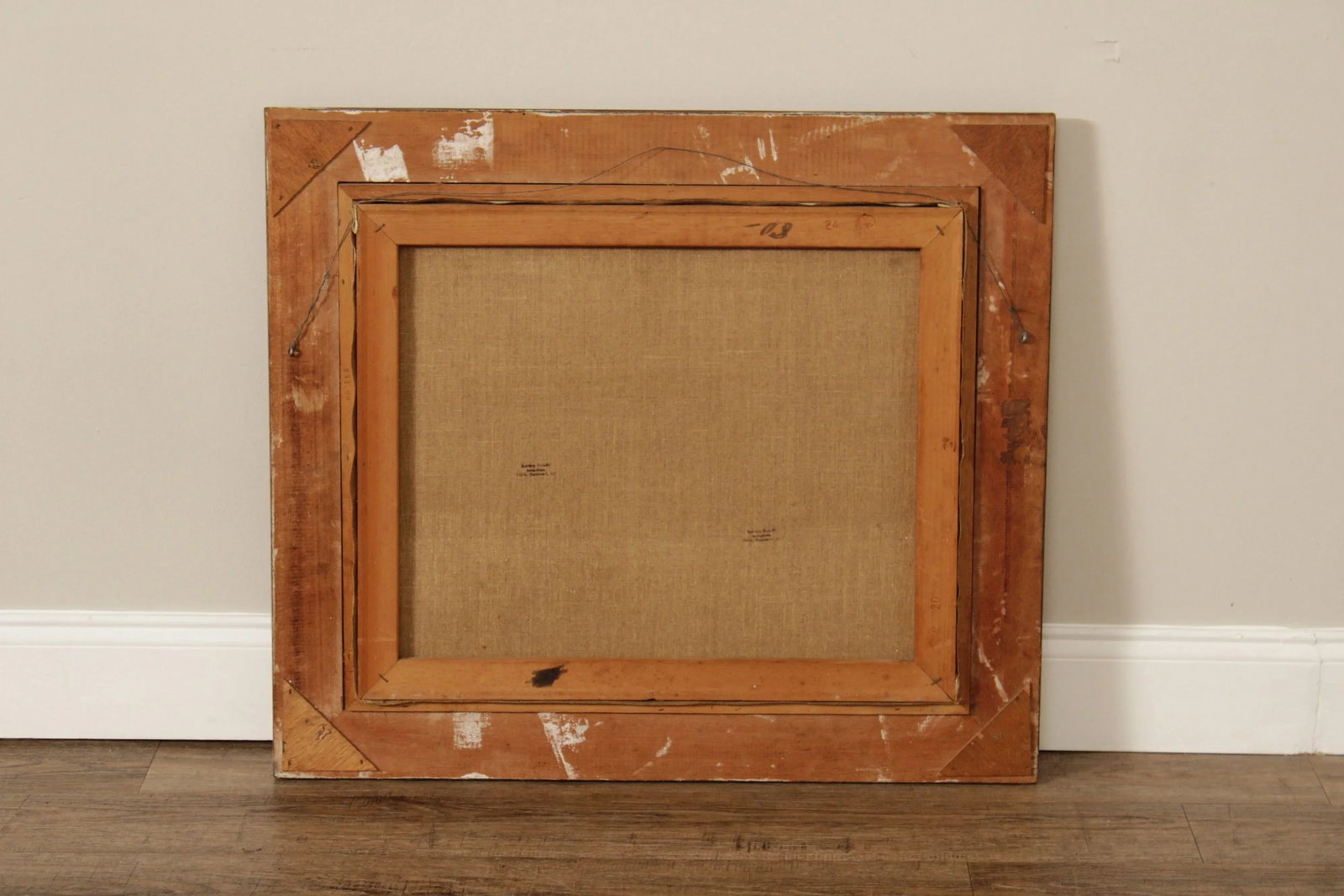 Elemer Kovacs Framed Covered Wagon Painting - 12