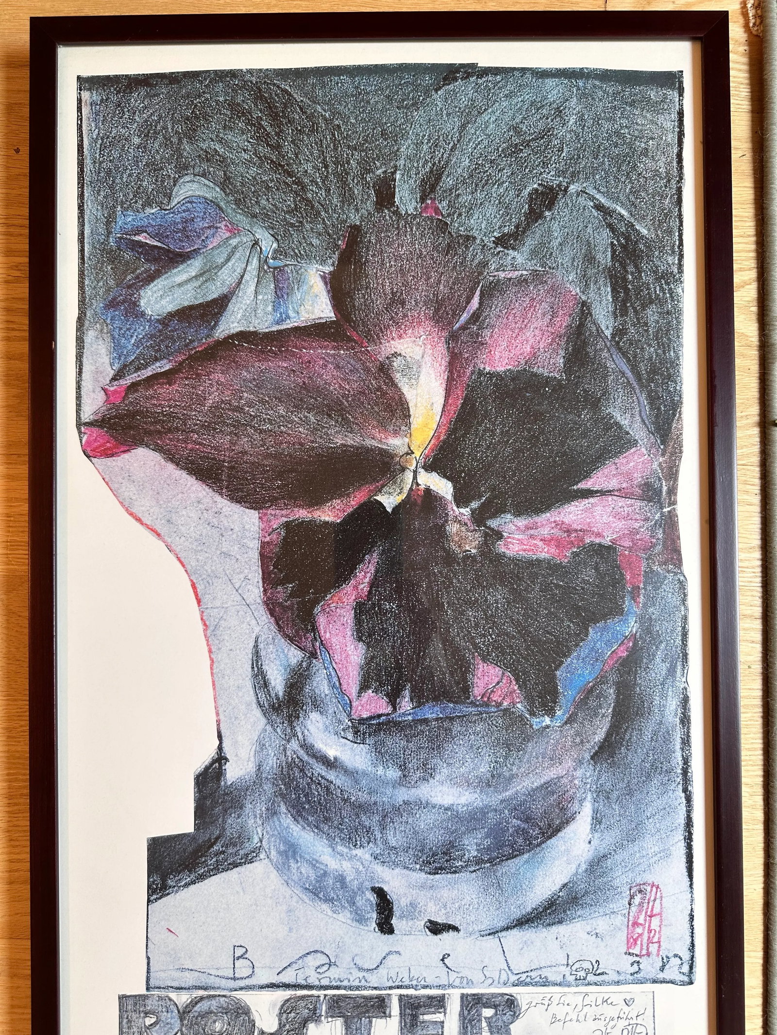 Horst Janssen Signed Poster Galerie Hamburg 1982 - 6