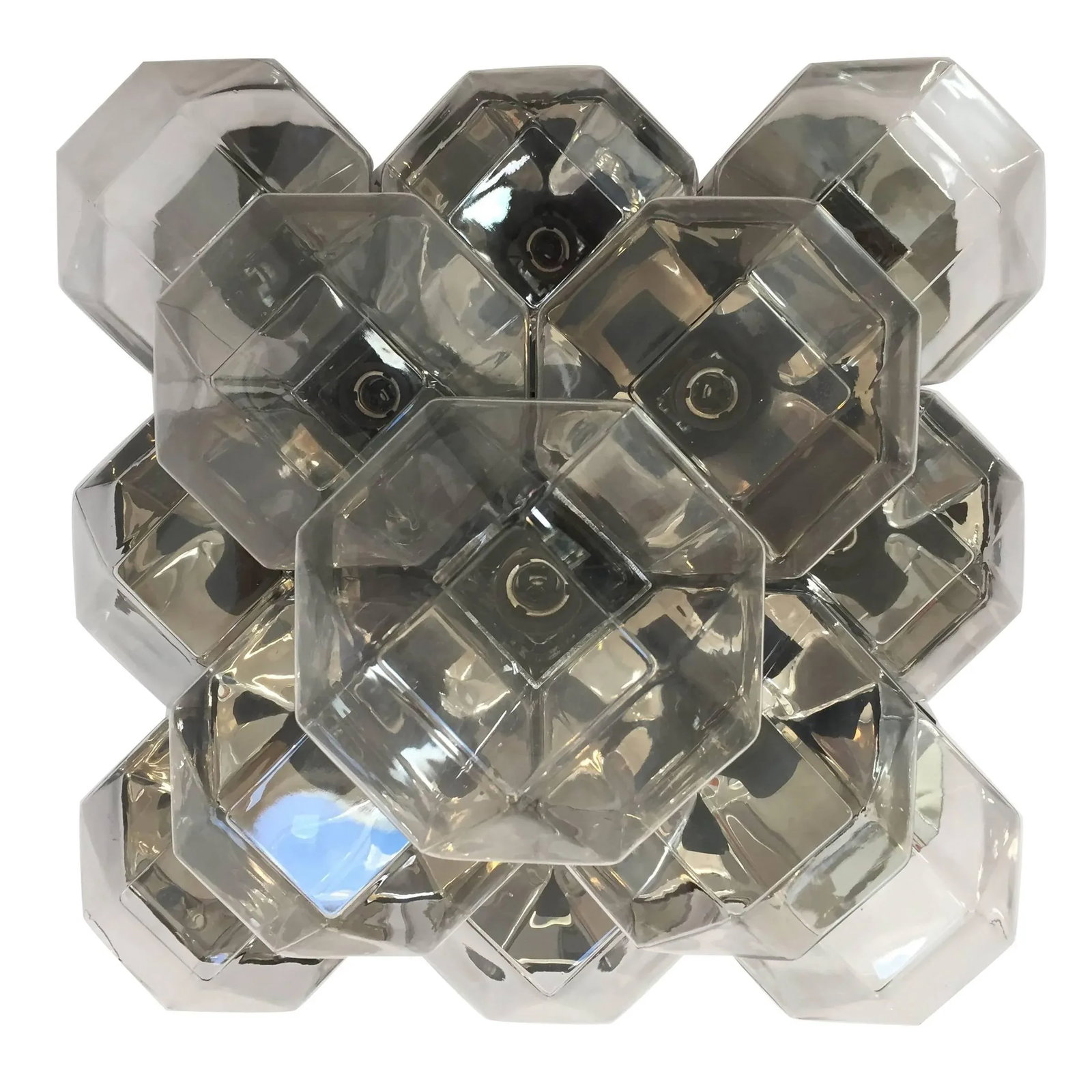 1970s Extra Large Modular Wall or Ceiling Lamp by Motoko Ishii for Staff - 10