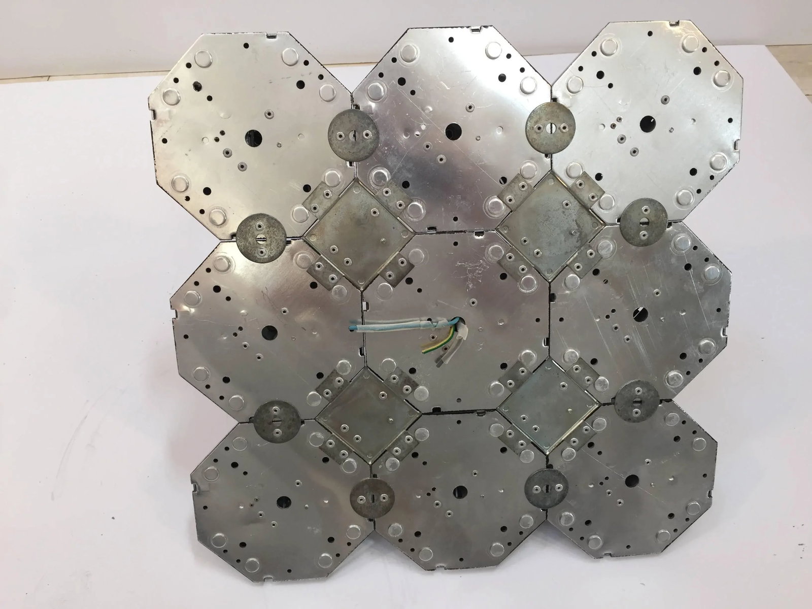 1970s Extra Large Modular Wall or Ceiling Lamp by Motoko Ishii for Staff - 8