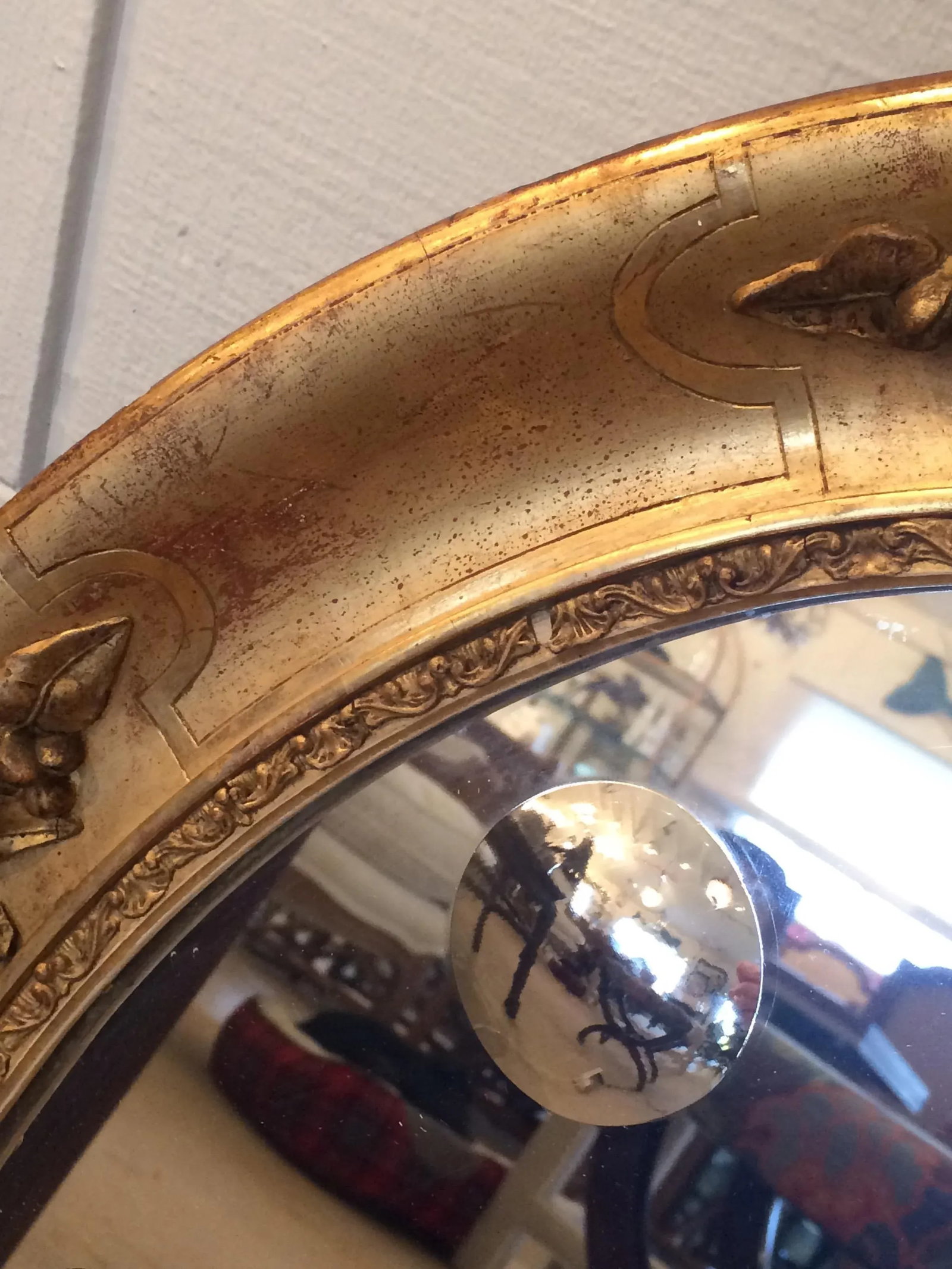 French Framed Oval Mirror - 6