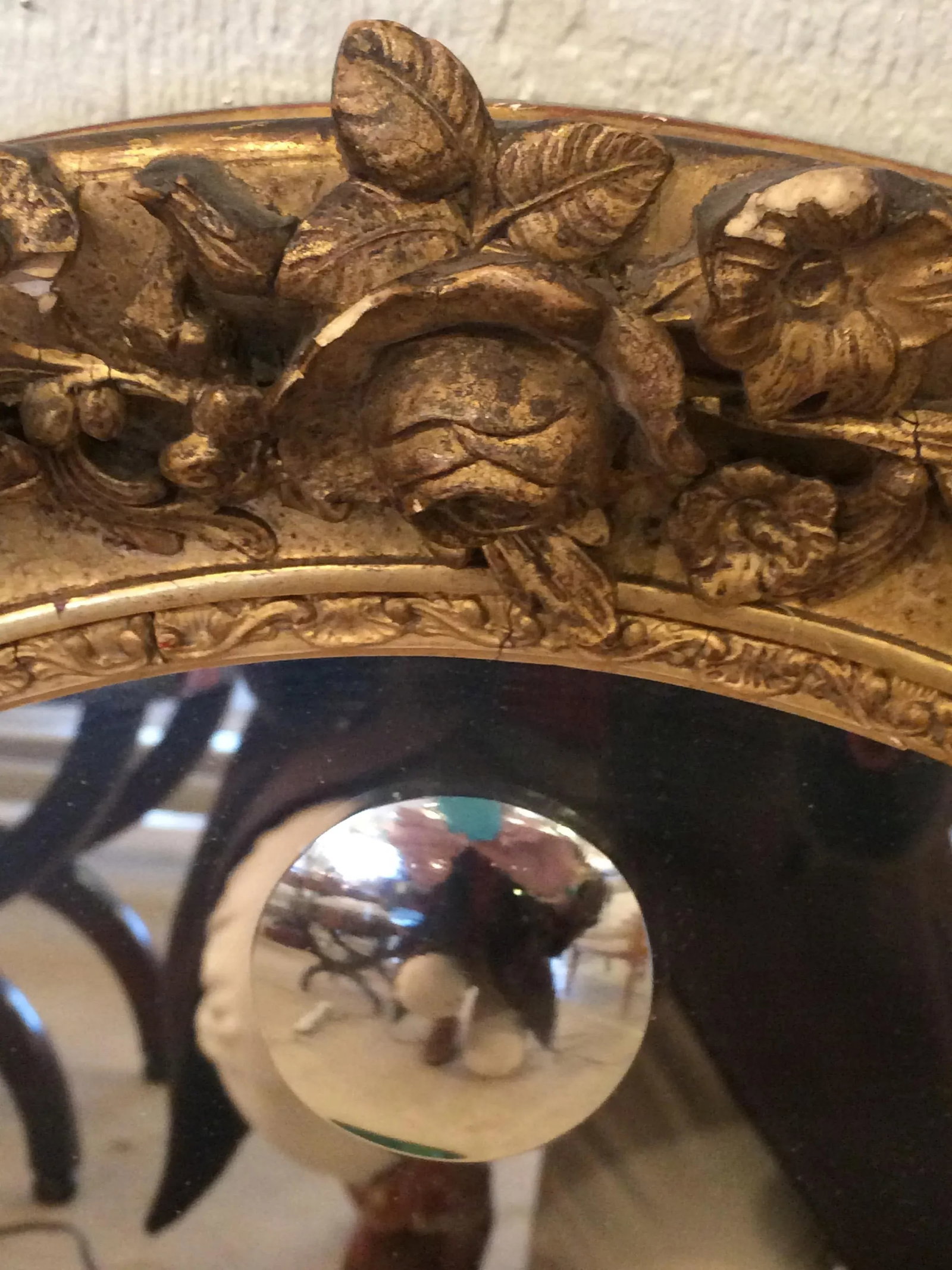 French Framed Oval Mirror - 9