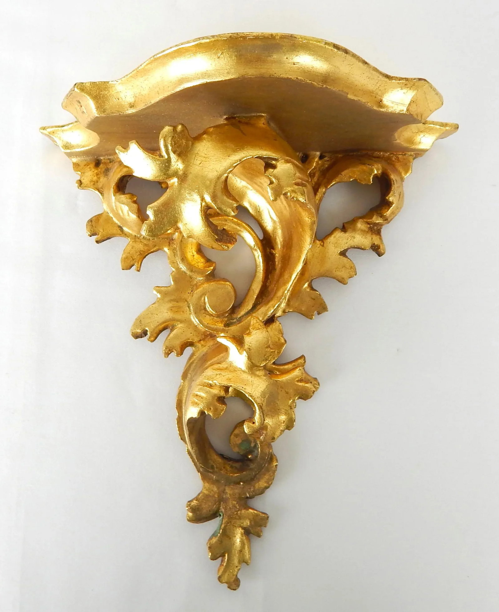 Mid 20th Century Florentine Giltwood Rococo Brackets- a Pair - 9