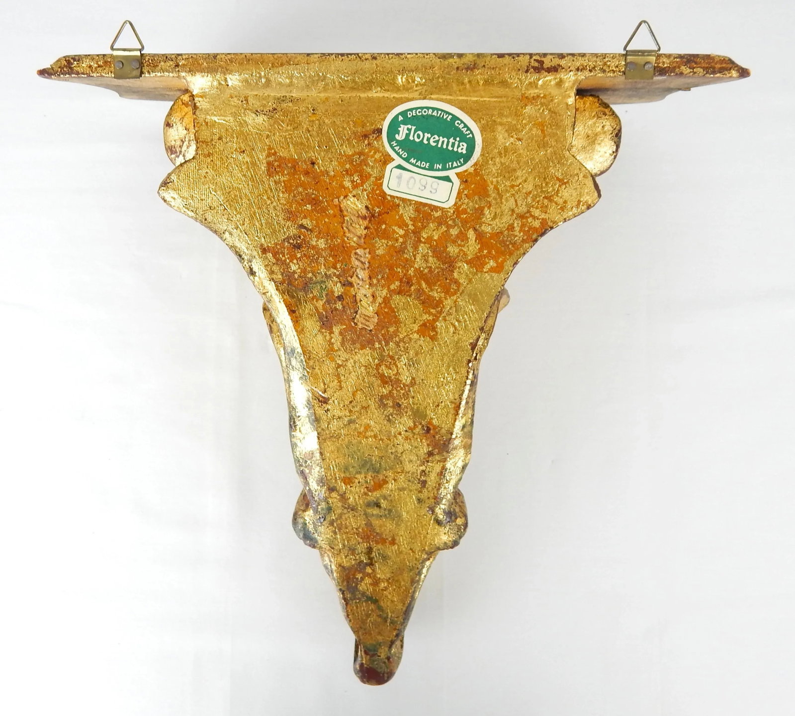 Large Giltwood Vintage Florentia Acanthus Leaf Brackets- Set of 2 - 8