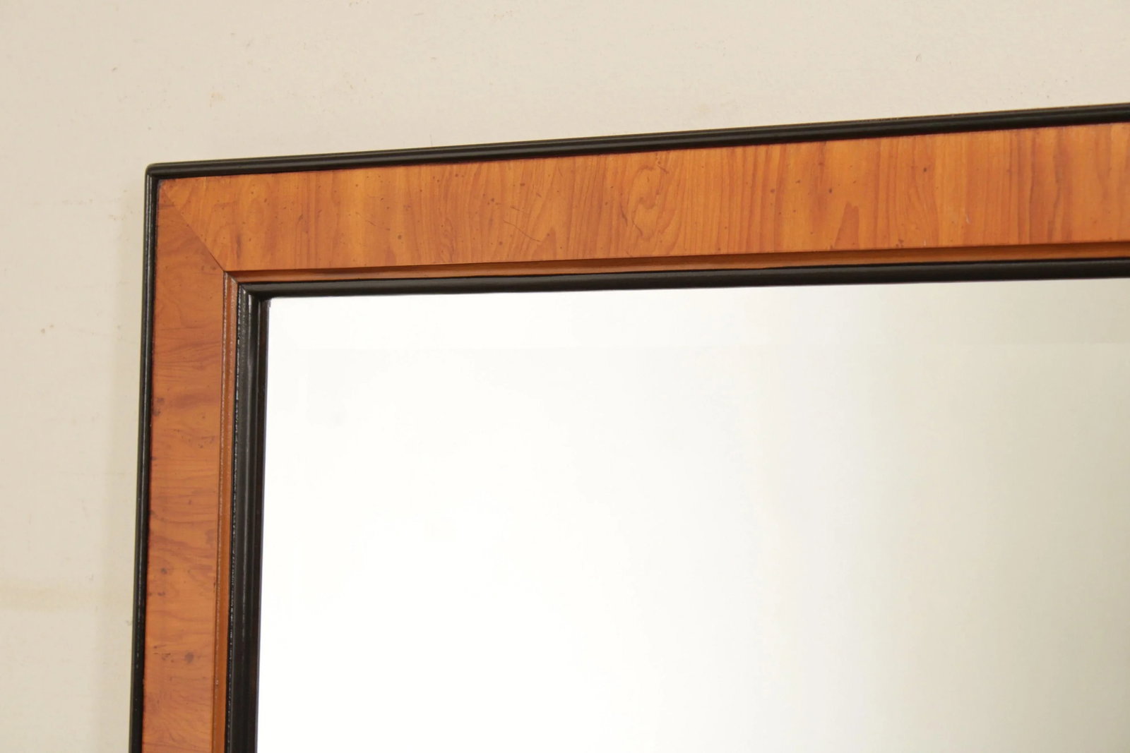 Drexel Yorkshire Rectangular Yew Wood Wall Mirror - 5