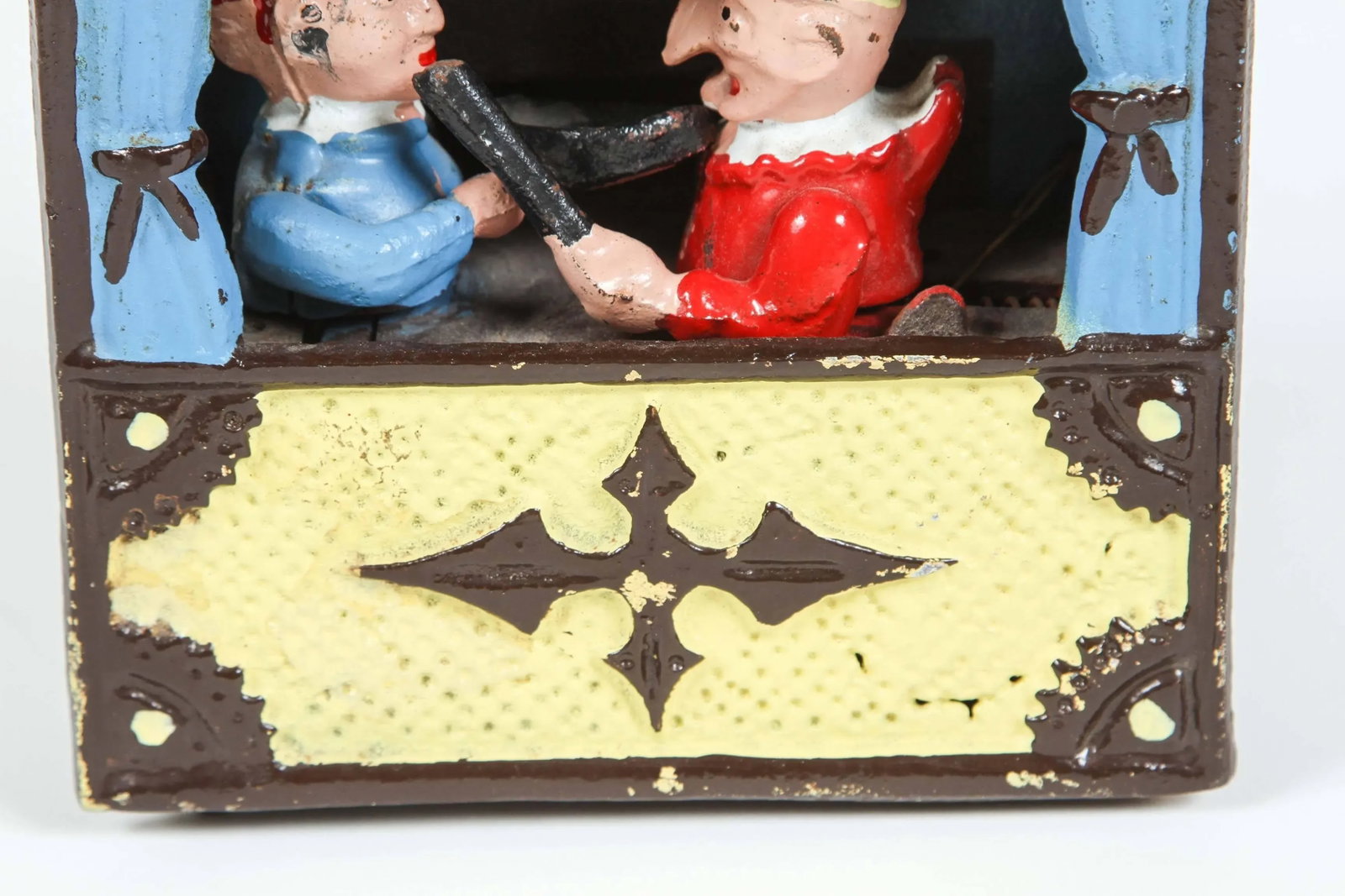 Cast Iron Punch and Judy Bank Antique Toy - 2
