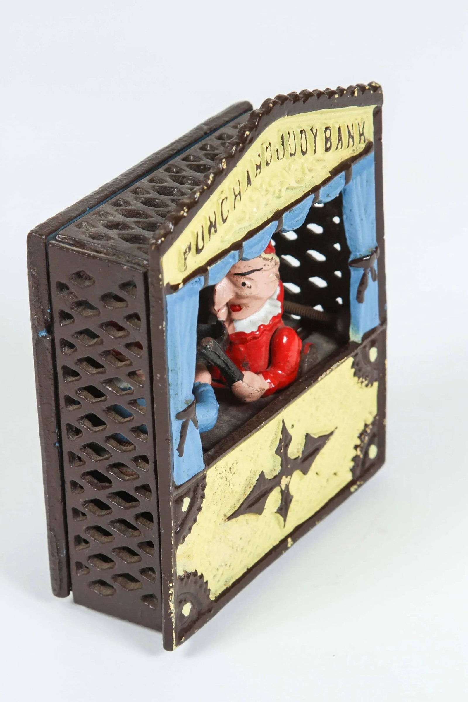 Cast Iron Punch and Judy Bank Antique Toy - 3