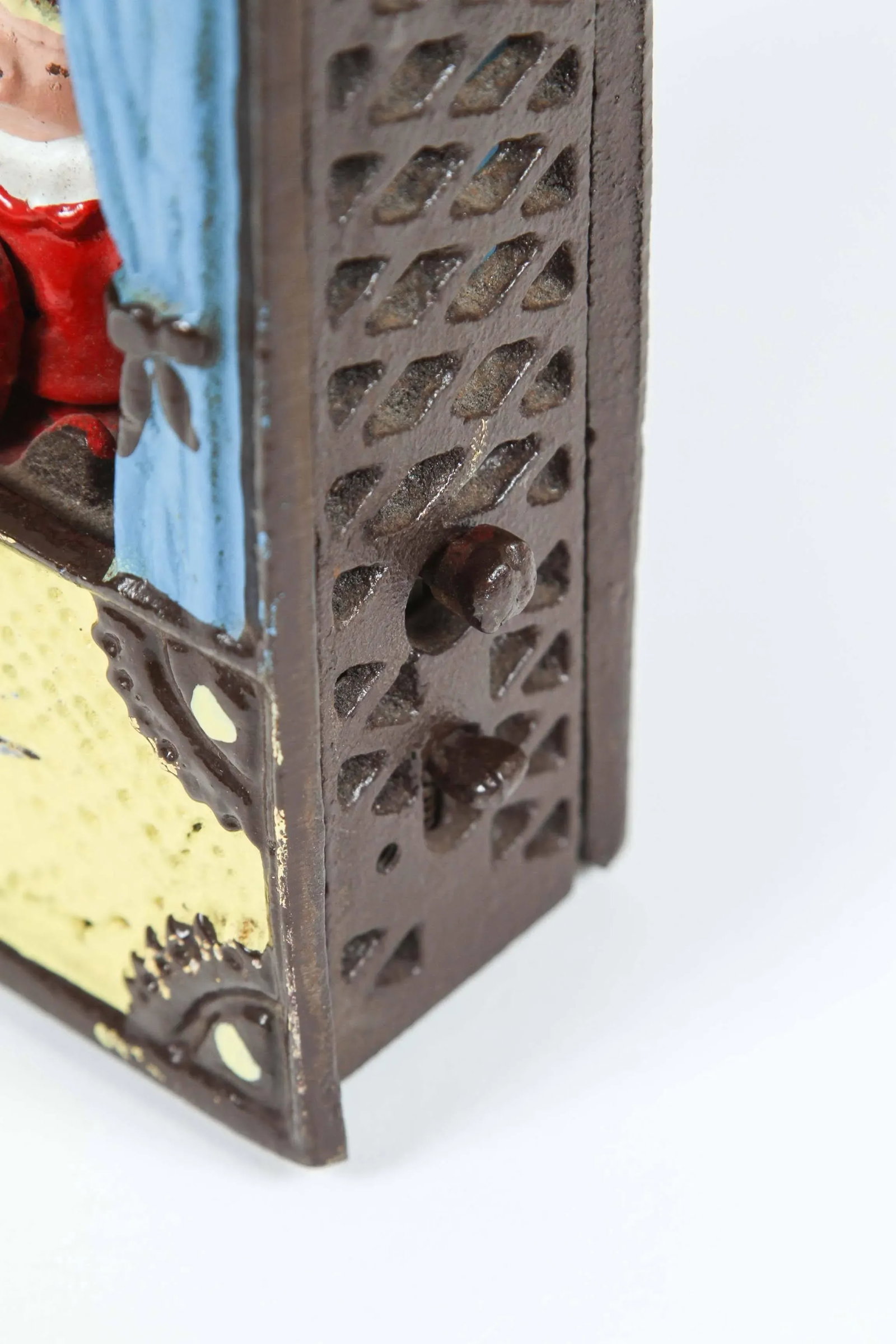 Cast Iron Punch and Judy Bank Antique Toy - 6
