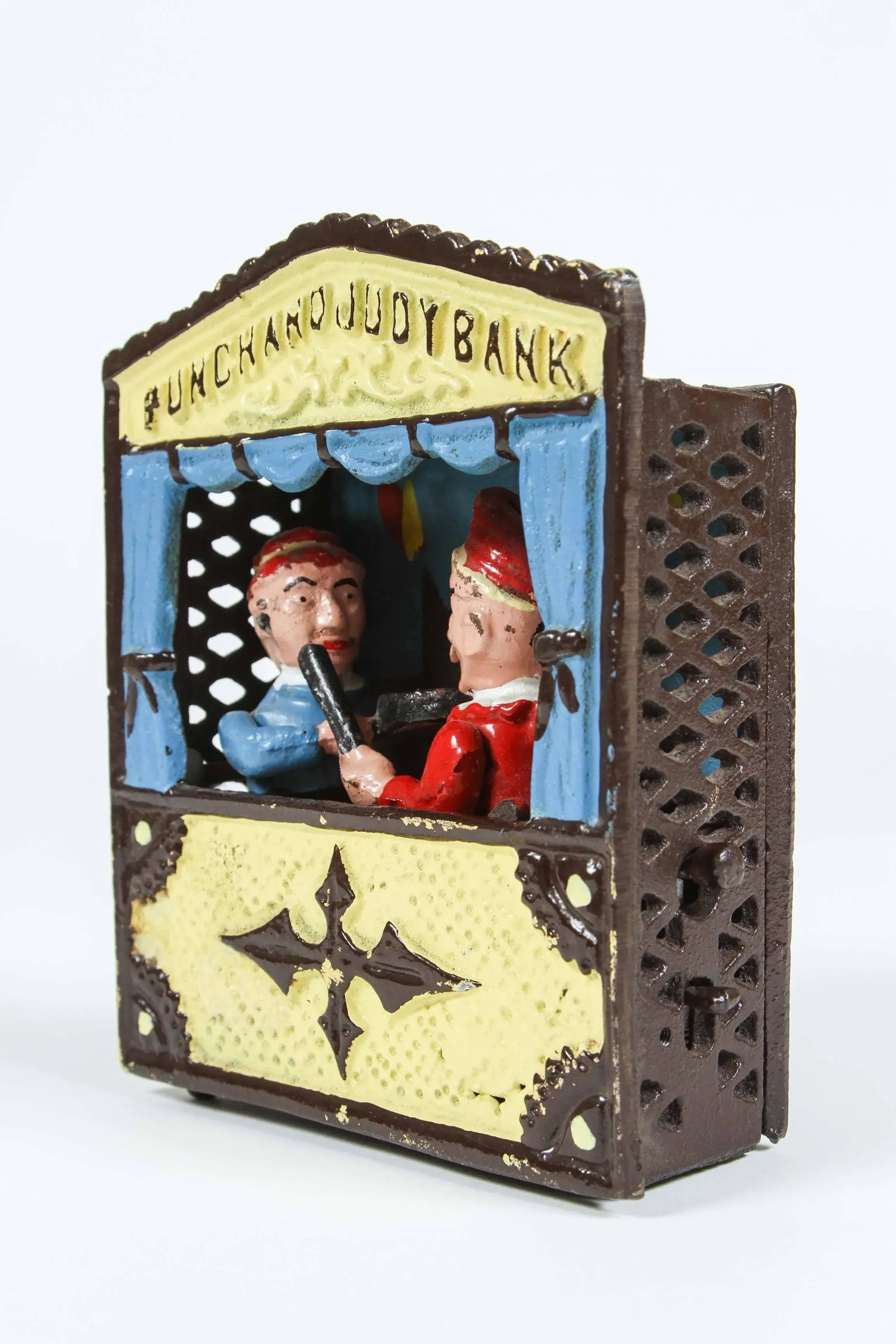 Cast Iron Punch and Judy Bank Antique Toy - 7
