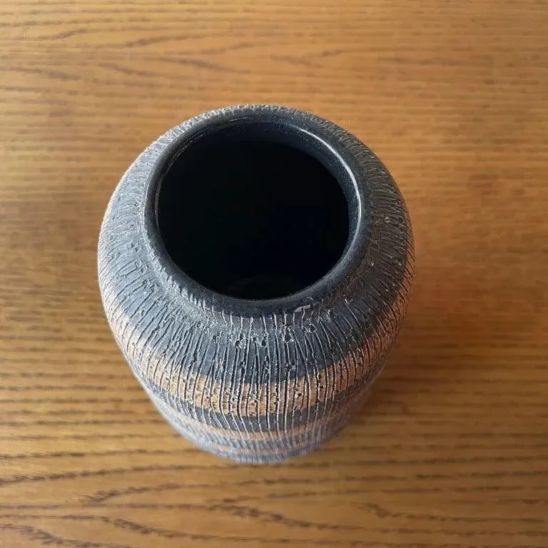 1960s Seta Art Pottery Vase by Aldo Londi for Bitossi, Raymor - 10