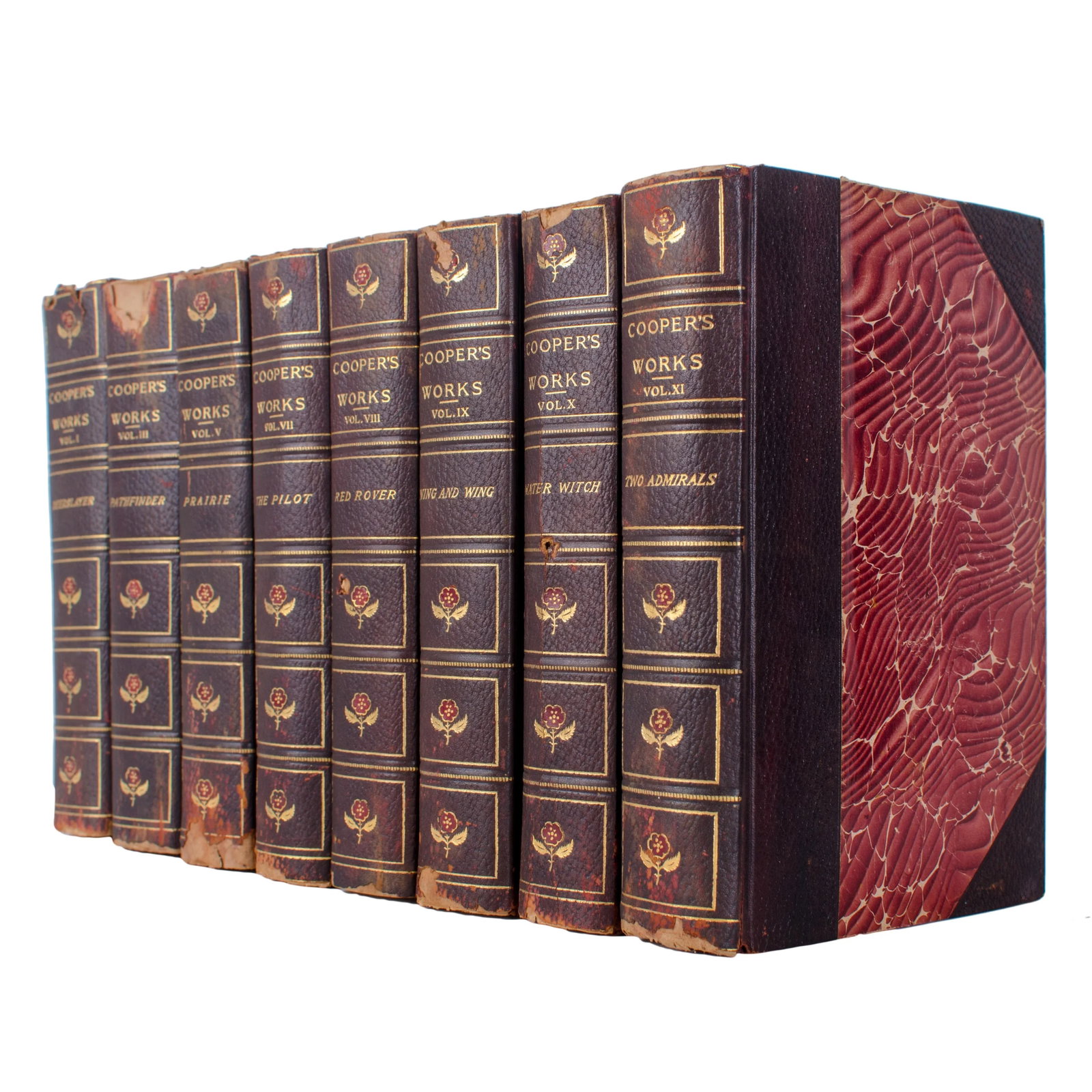 Early 19th Century Traditional James Fenimore Cooper Collection of Works - Set of 8 - 5