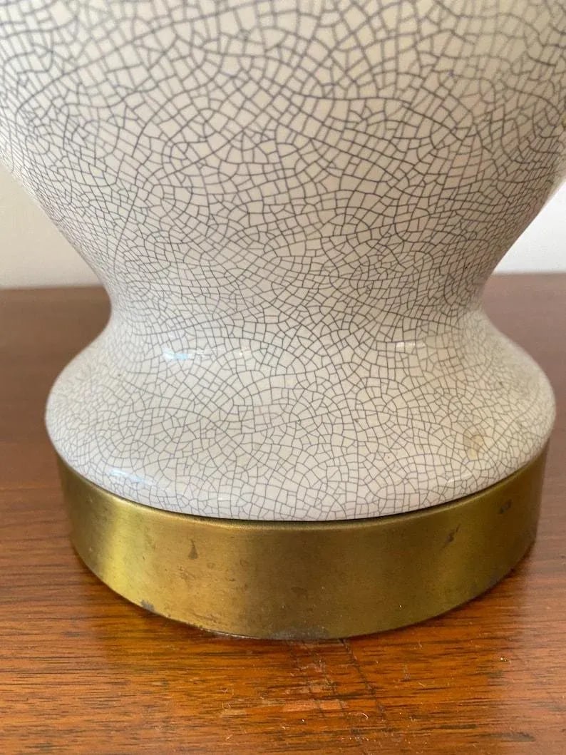 Vintage Mid Century Style Ceramic Table Lamp - 3