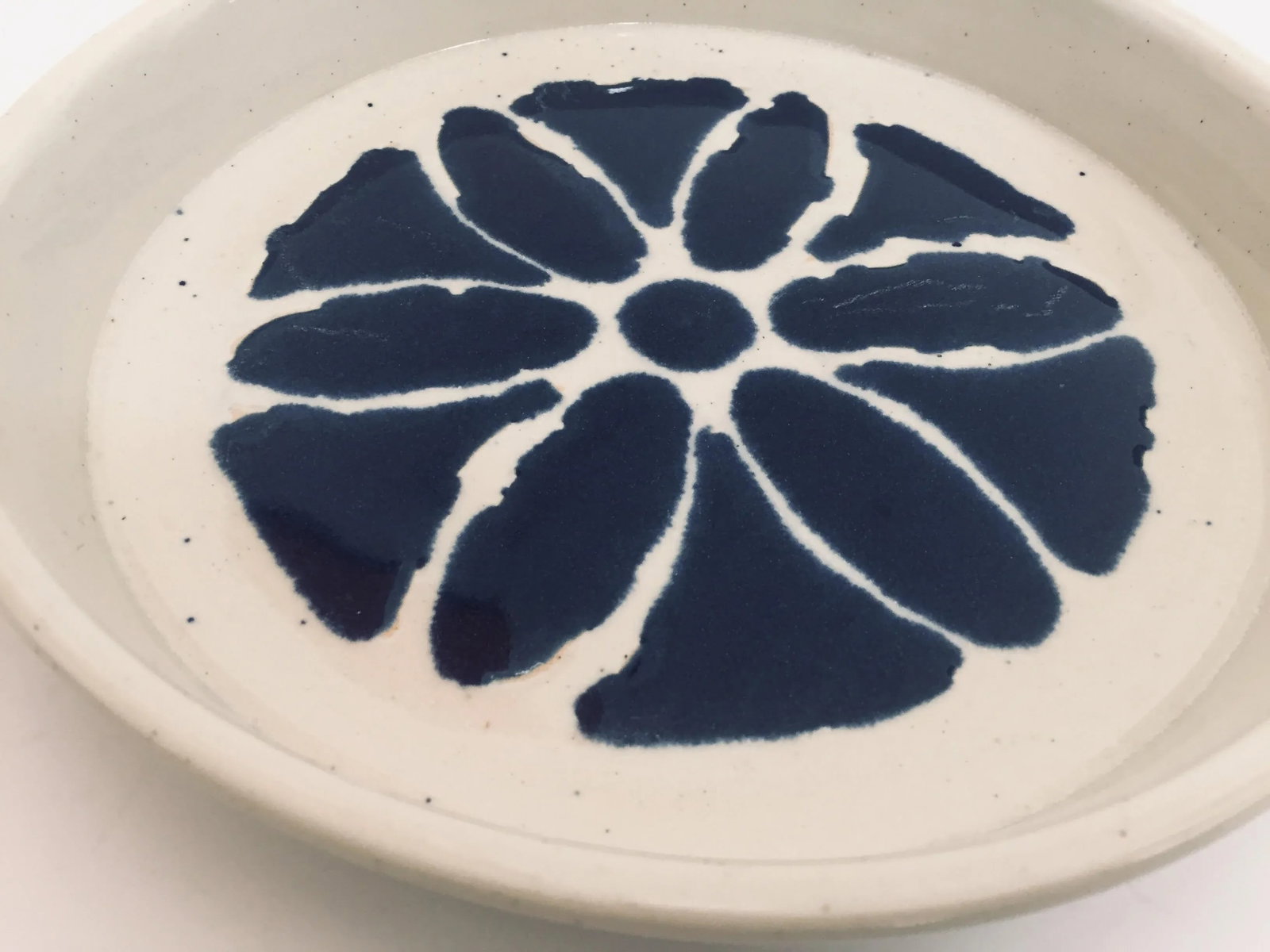 Hand Thrown Glazed Signed Artisanal Ceramic Pottery Bowl - 2