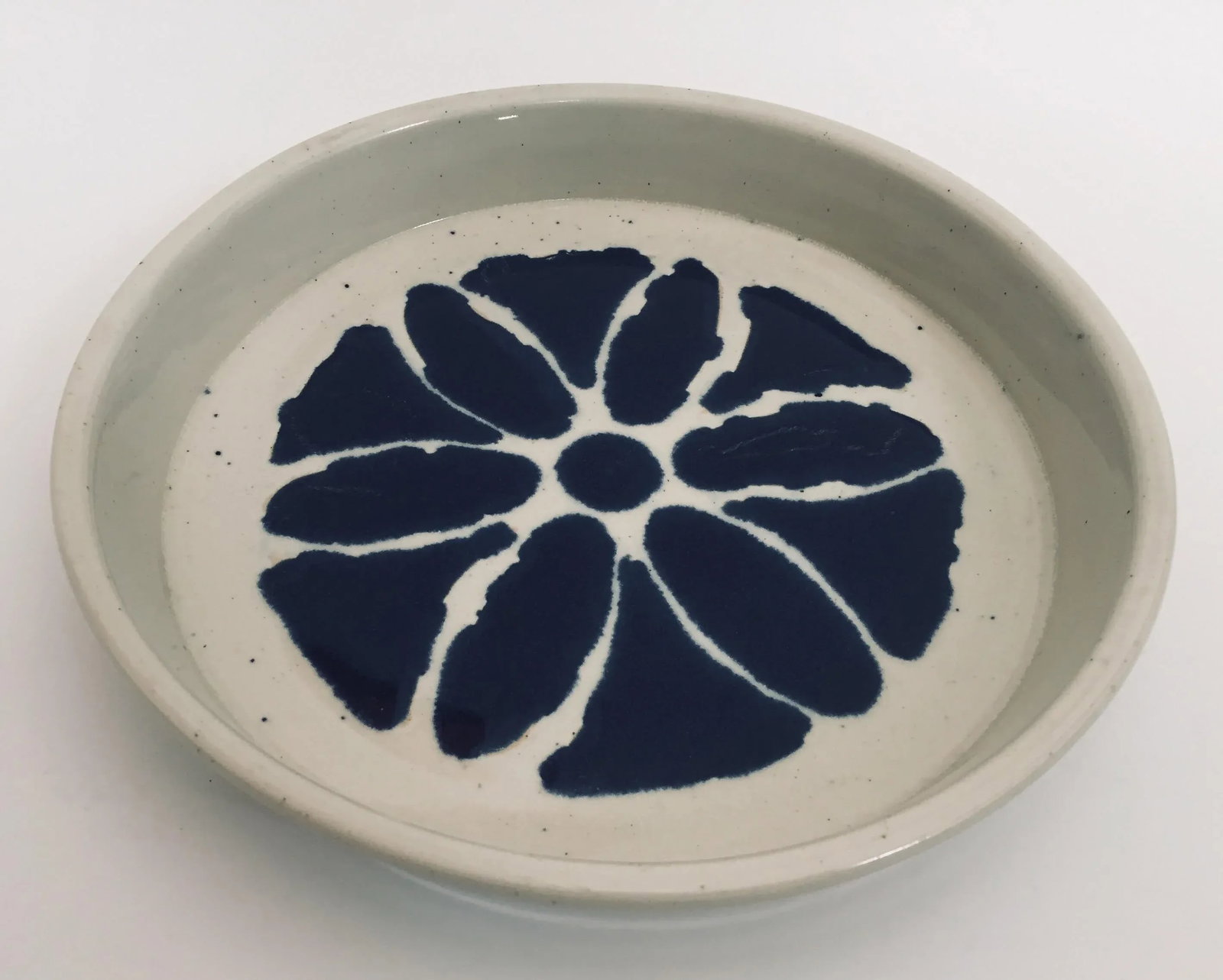 Hand Thrown Glazed Signed Artisanal Ceramic Pottery Bowl - 5