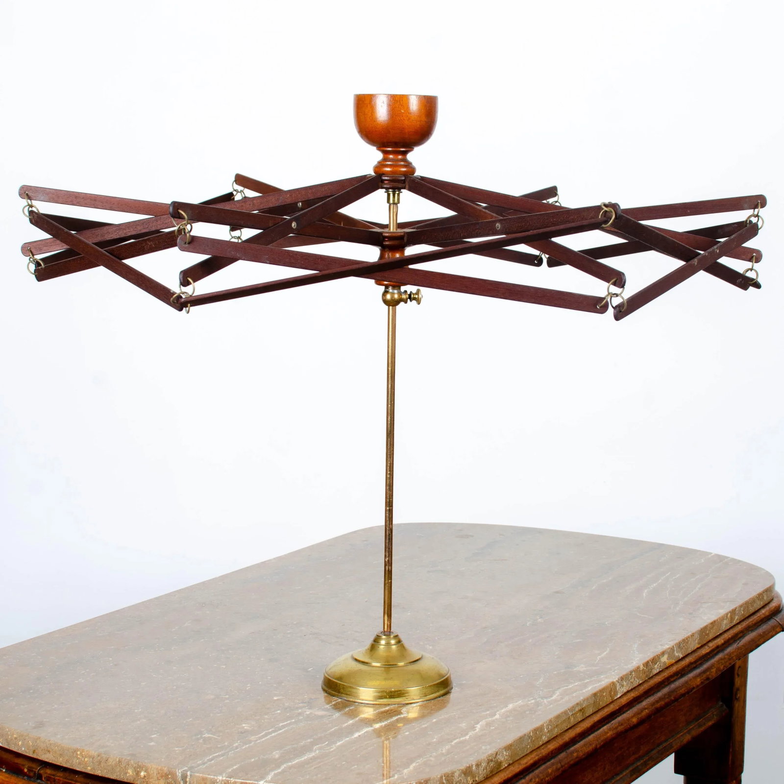 19th Century Antique Umbrella Swift Yarn Winder - 3