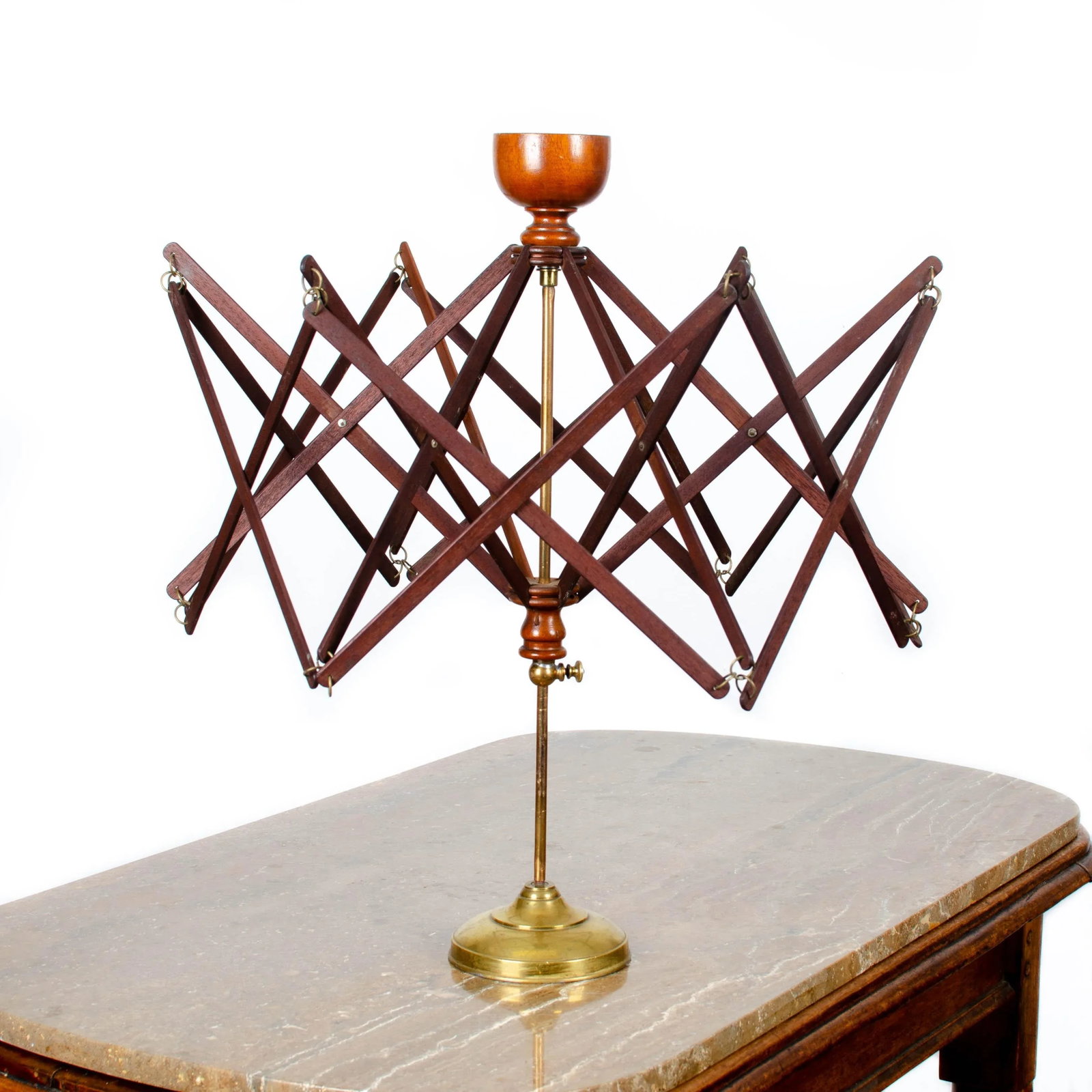 19th Century Antique Umbrella Swift Yarn Winder - 7