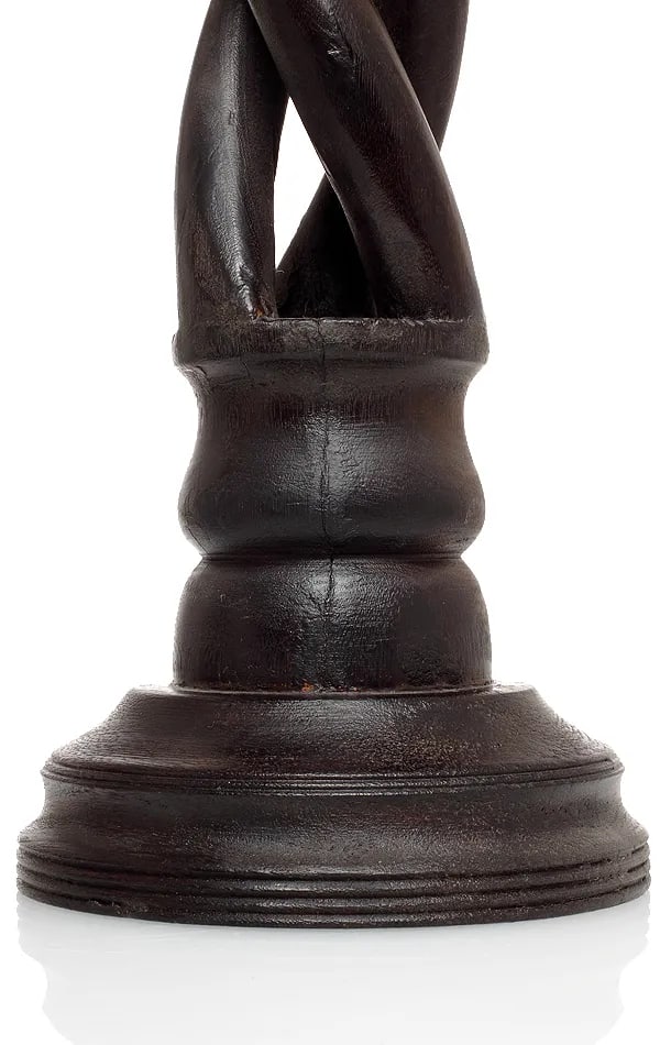 Vintage Indian Spiral Altar Candle Holders - Pair - 4