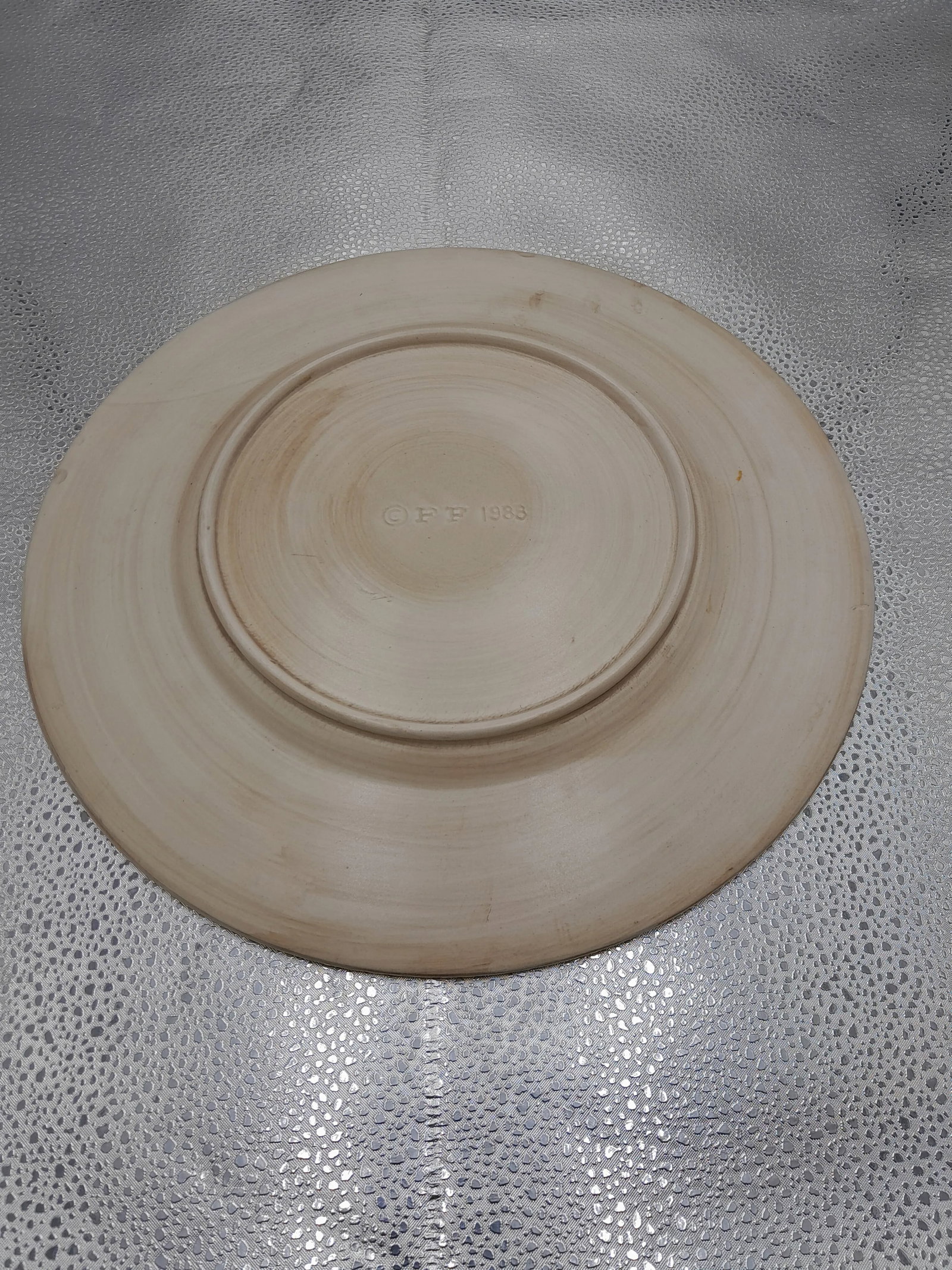 1980s Fitz and Floyd Basketweave Charger Plates- Set of 8 - 2