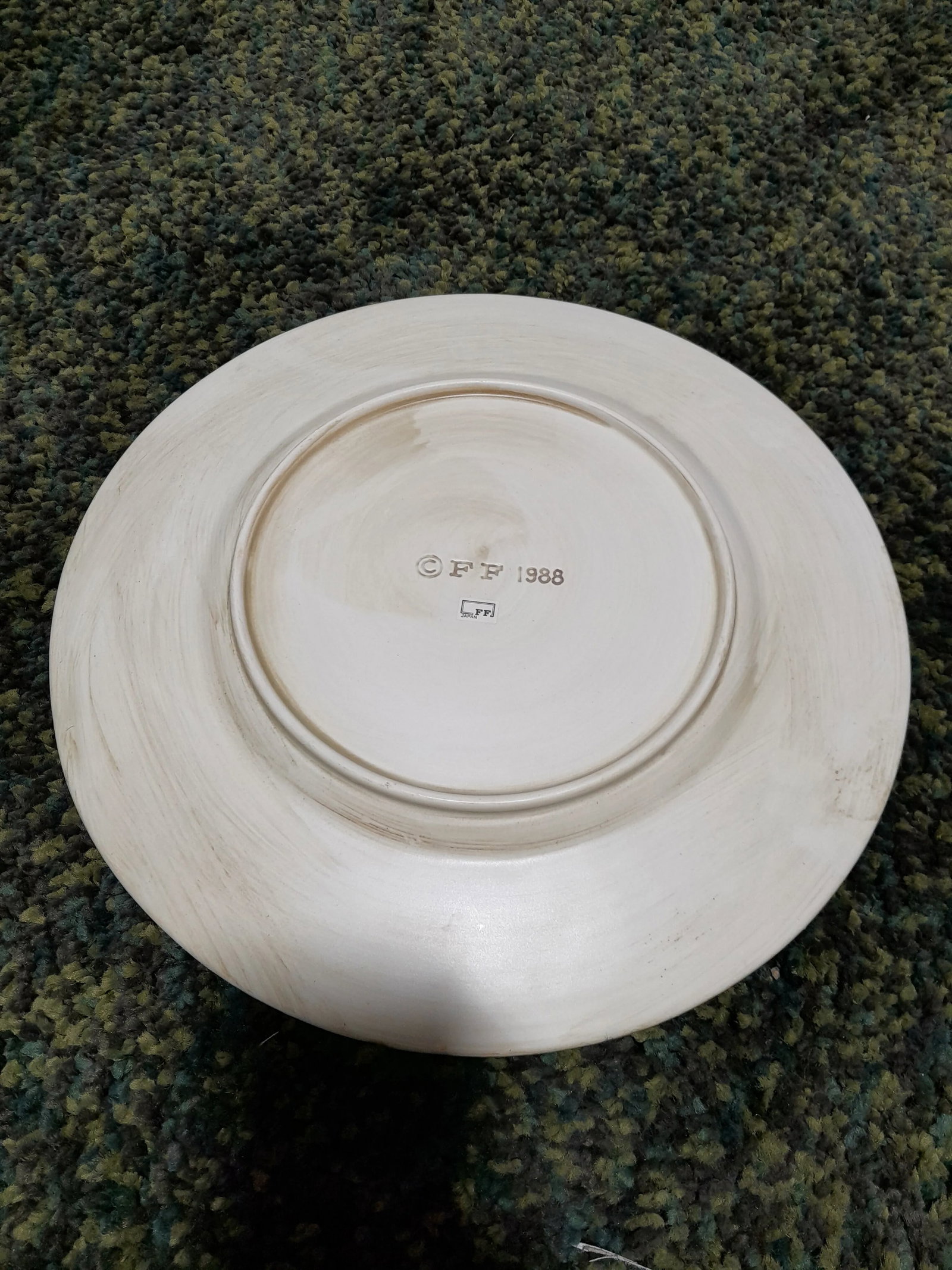 1980s Fitz and Floyd Basketweave Charger Plates- Set of 8 - 9