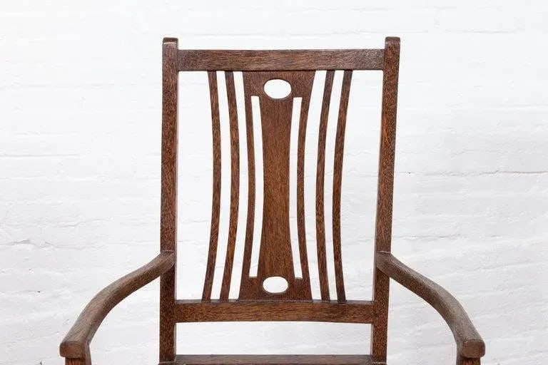 Vintage Dutch Colonial Indonesian Armchair - 7