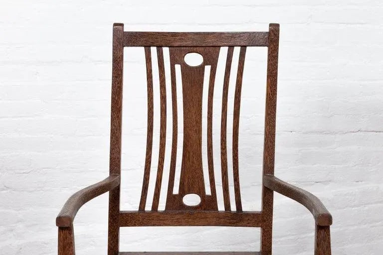 Vintage Dutch Colonial Indonesian Armchair - 9