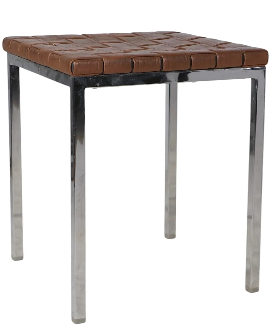 Pr. Mid Century Stools Designed by Voitto Haapalainen for Asko Made in Finland C 1960's - 2