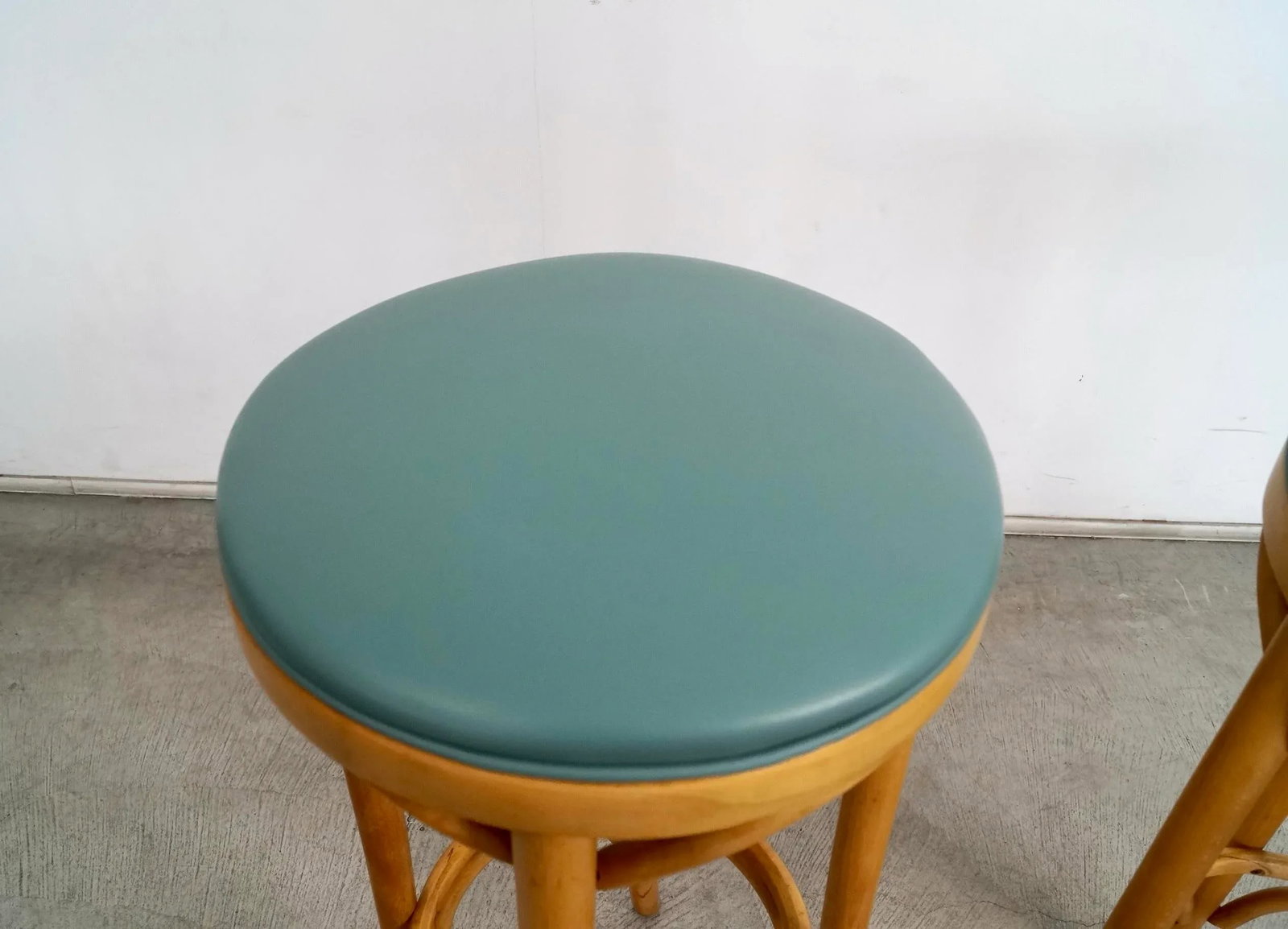 Vintage Thonet Style Bentwood Bar Stools - a Pair - 7