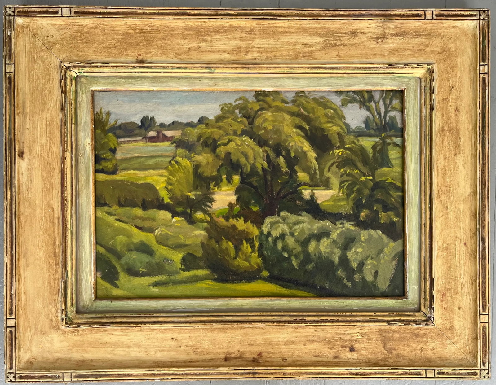 Abel Warshawsky (1883 - 1962) Oil Painting on Board Monterrey California Summer Landscape - 5